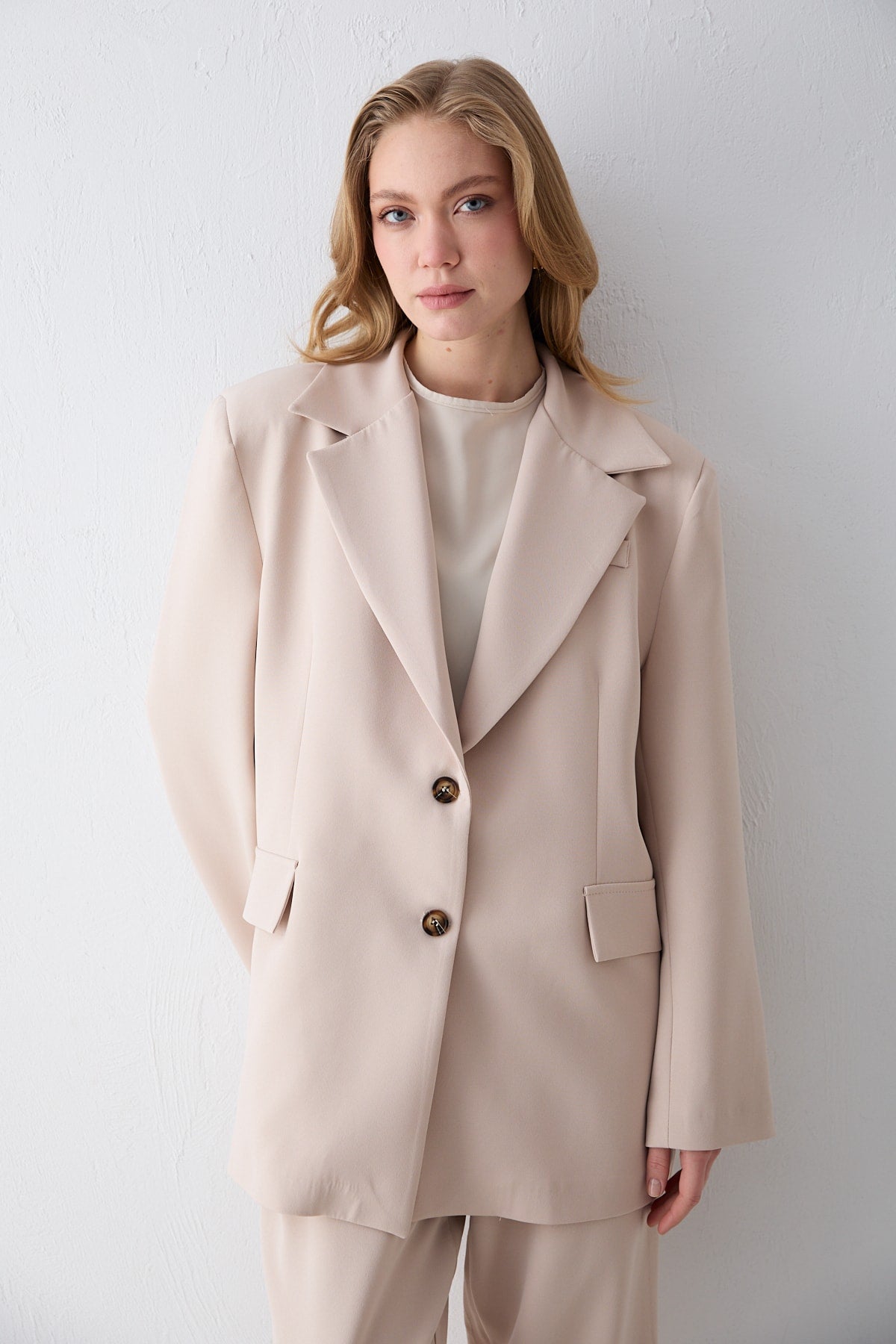 Oversize Ceketli Takım 32-2734