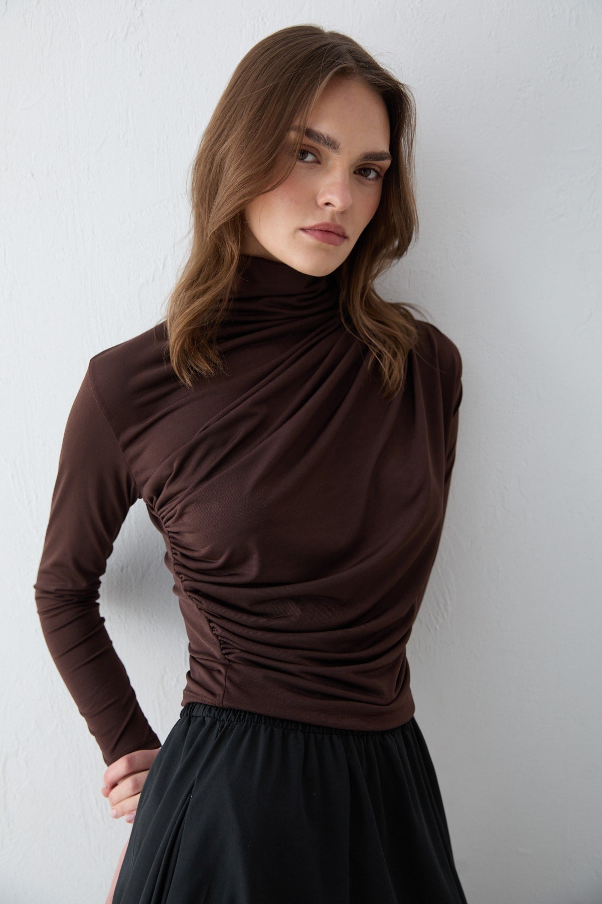 Sandy Drapeli Bluz 68-6233