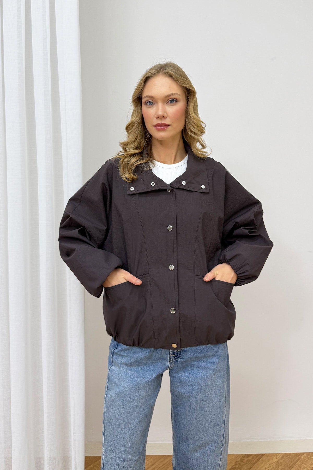 Çıtçıtlı Bomber Ceket 12-70207