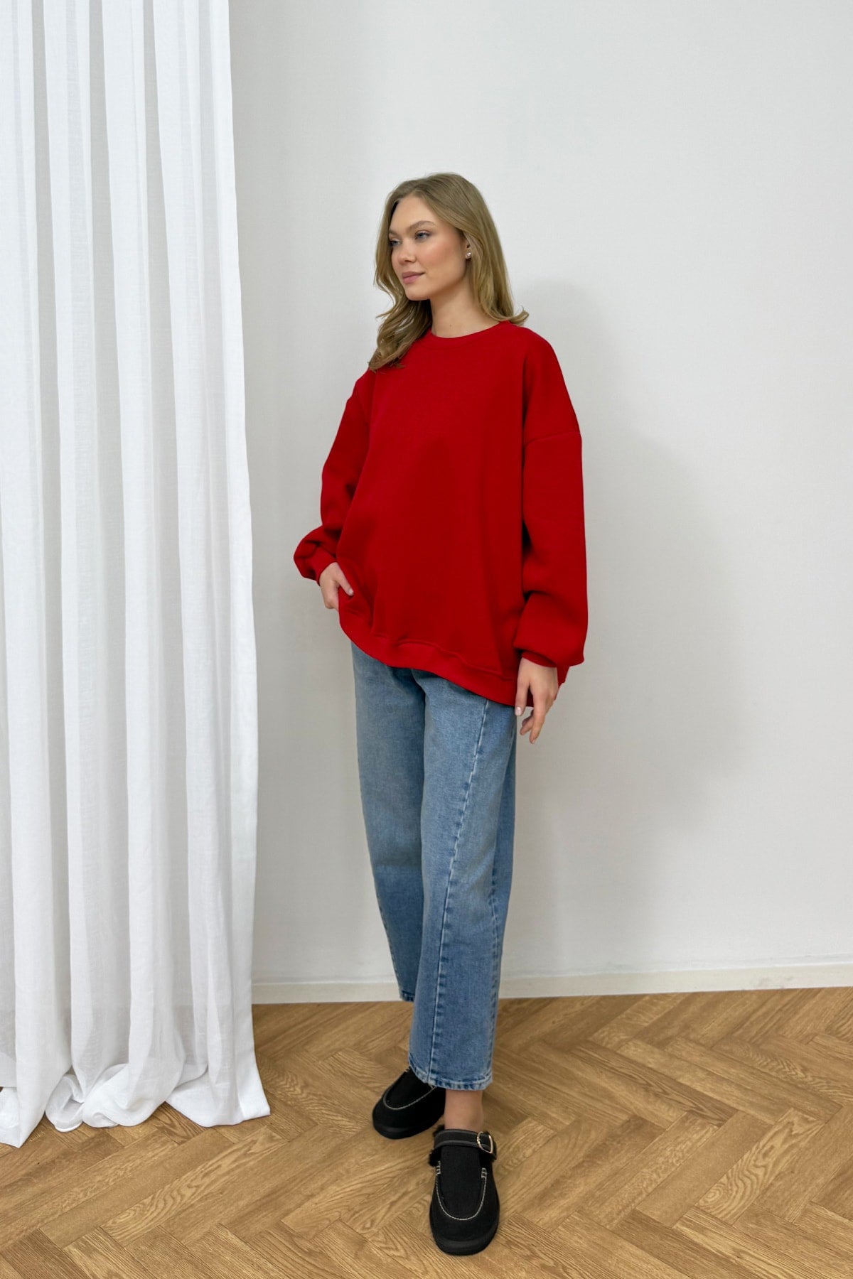 Şardonlu Üç İplik Sweat 102-2762