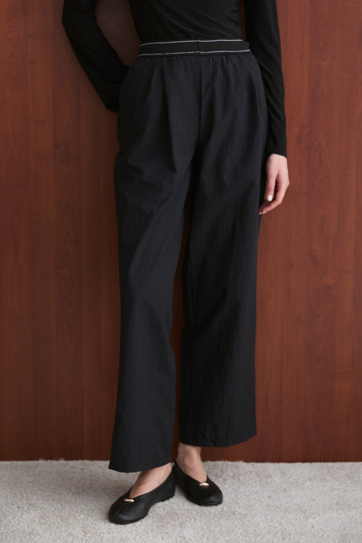 Lastik Detaylı Pantolon 32-2736