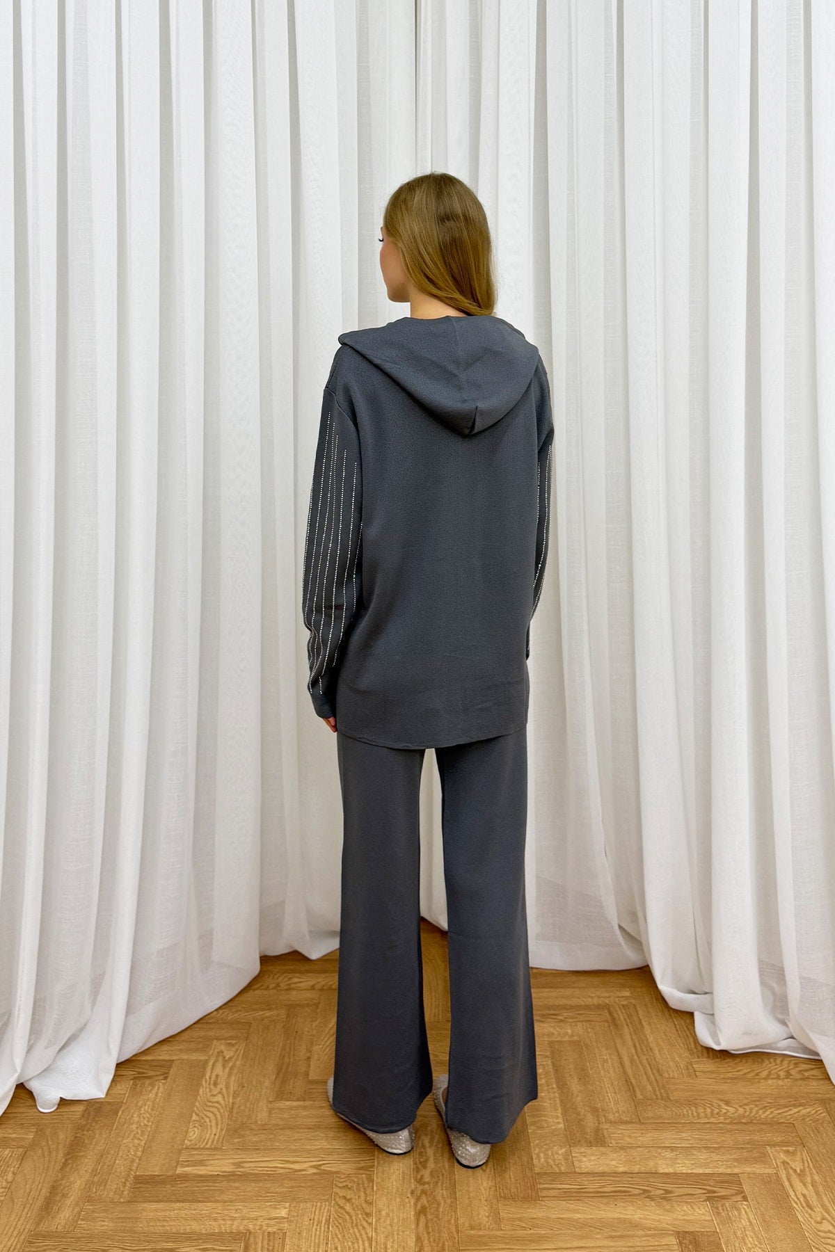 Taşlı Triko Takım 87-25340