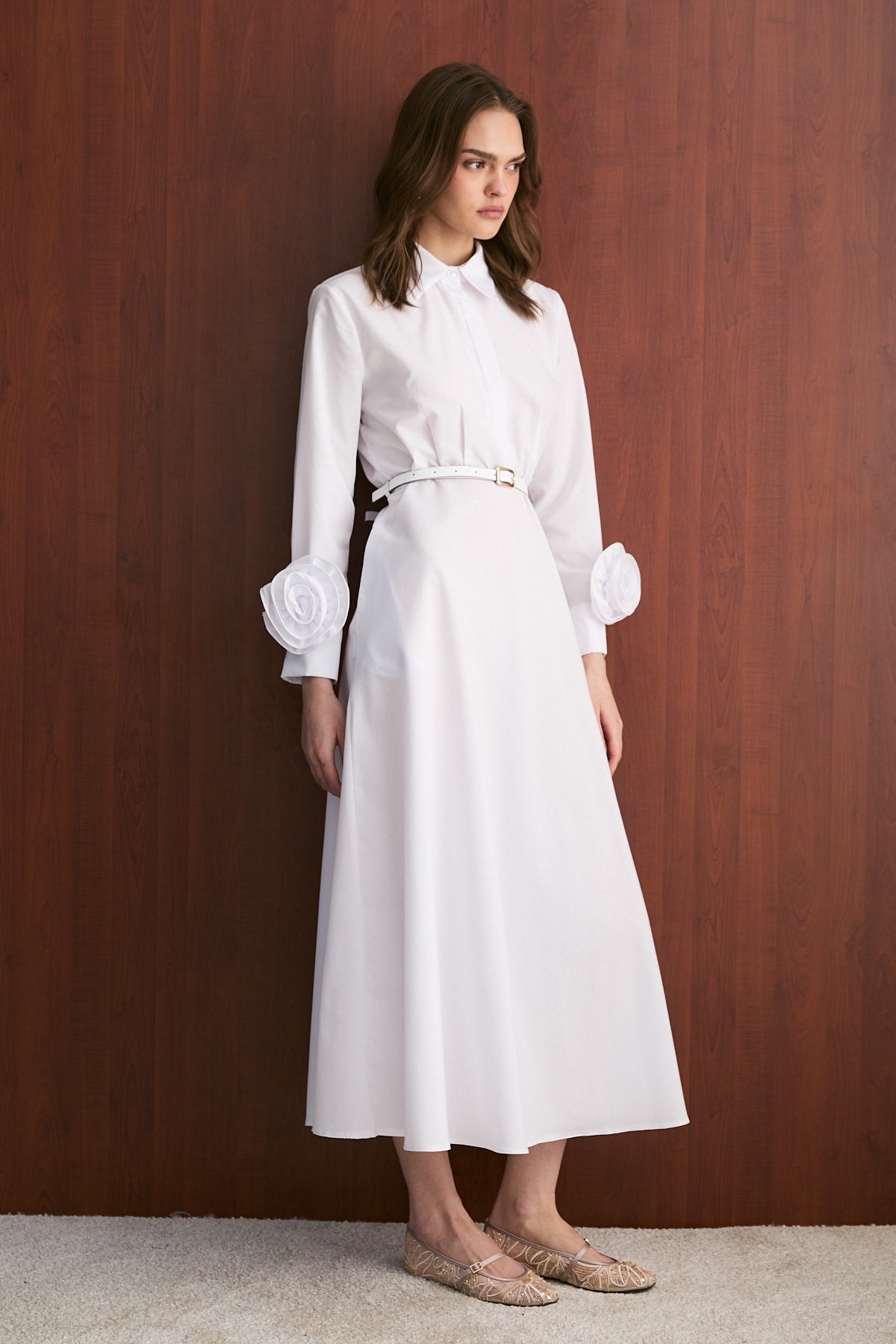 Poplin Elbise 32-2739