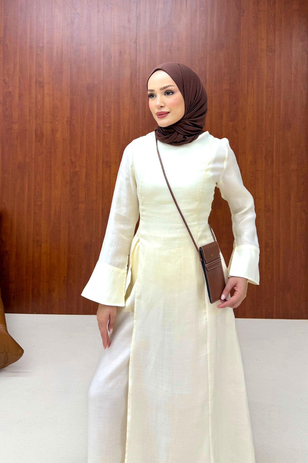 Yırtmaçlı Tunikli Takım 84-6095