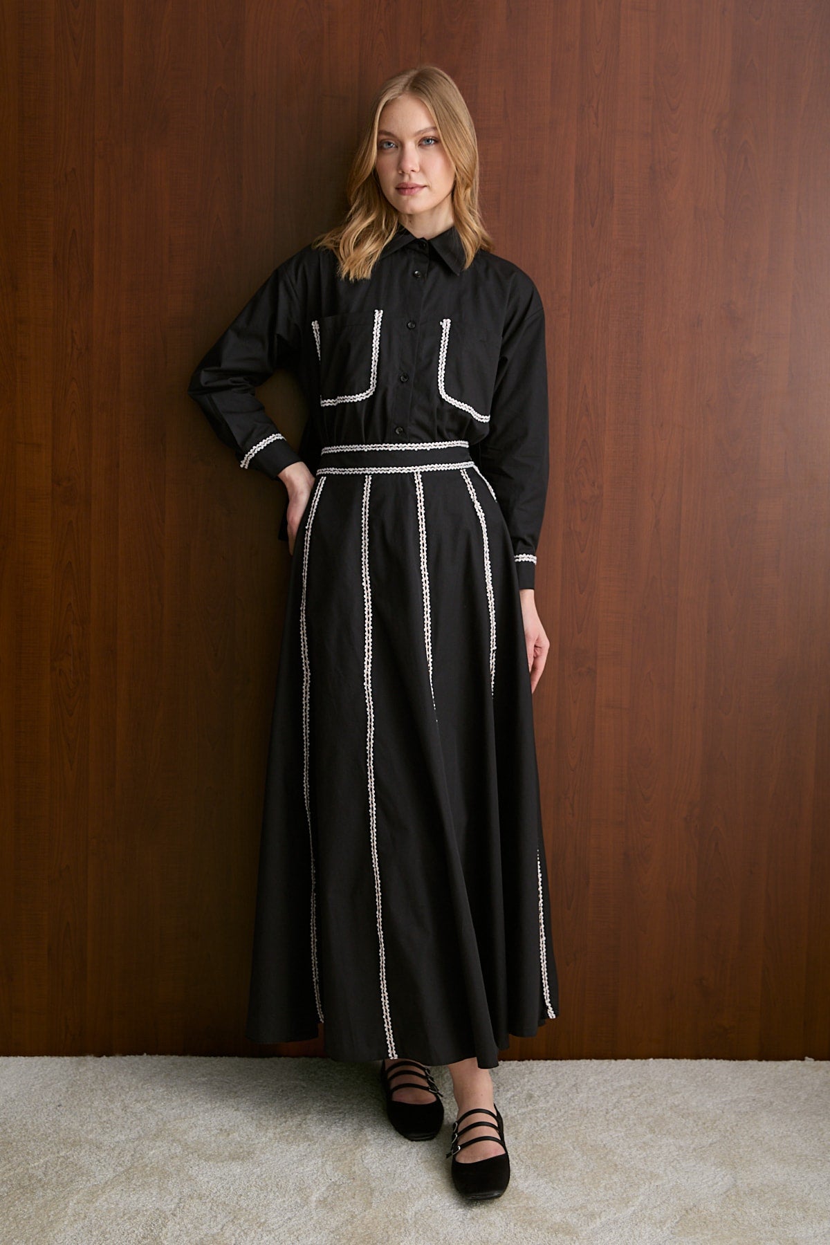 Poplin Etekli Takım 32-2607