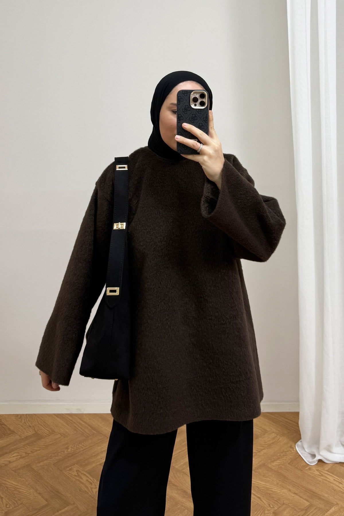 Kemerli Keçe Tunik 3-4617