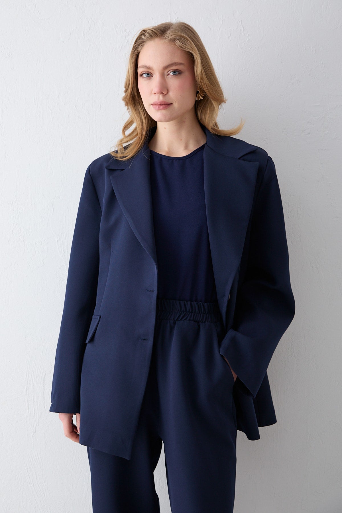 Oversize Ceketli Takım 32-2734