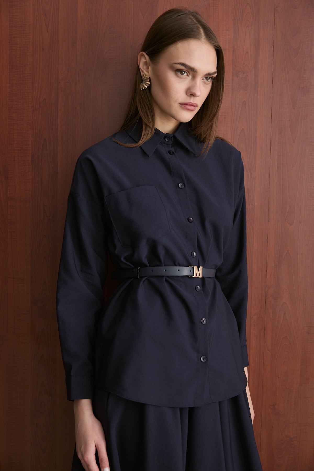 Kemerli Etekli Poplin Takım 32-2603