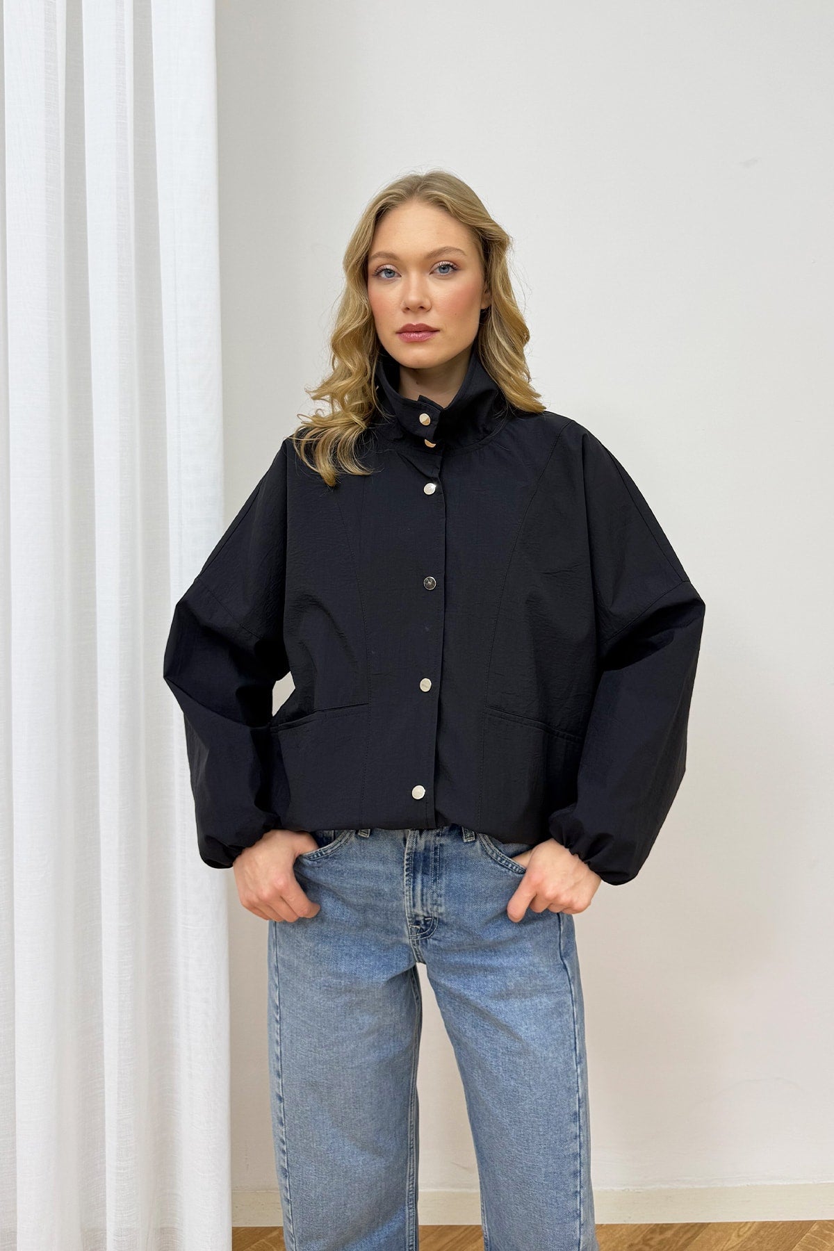 Çıtçıtlı Bomber Ceket 12-70207