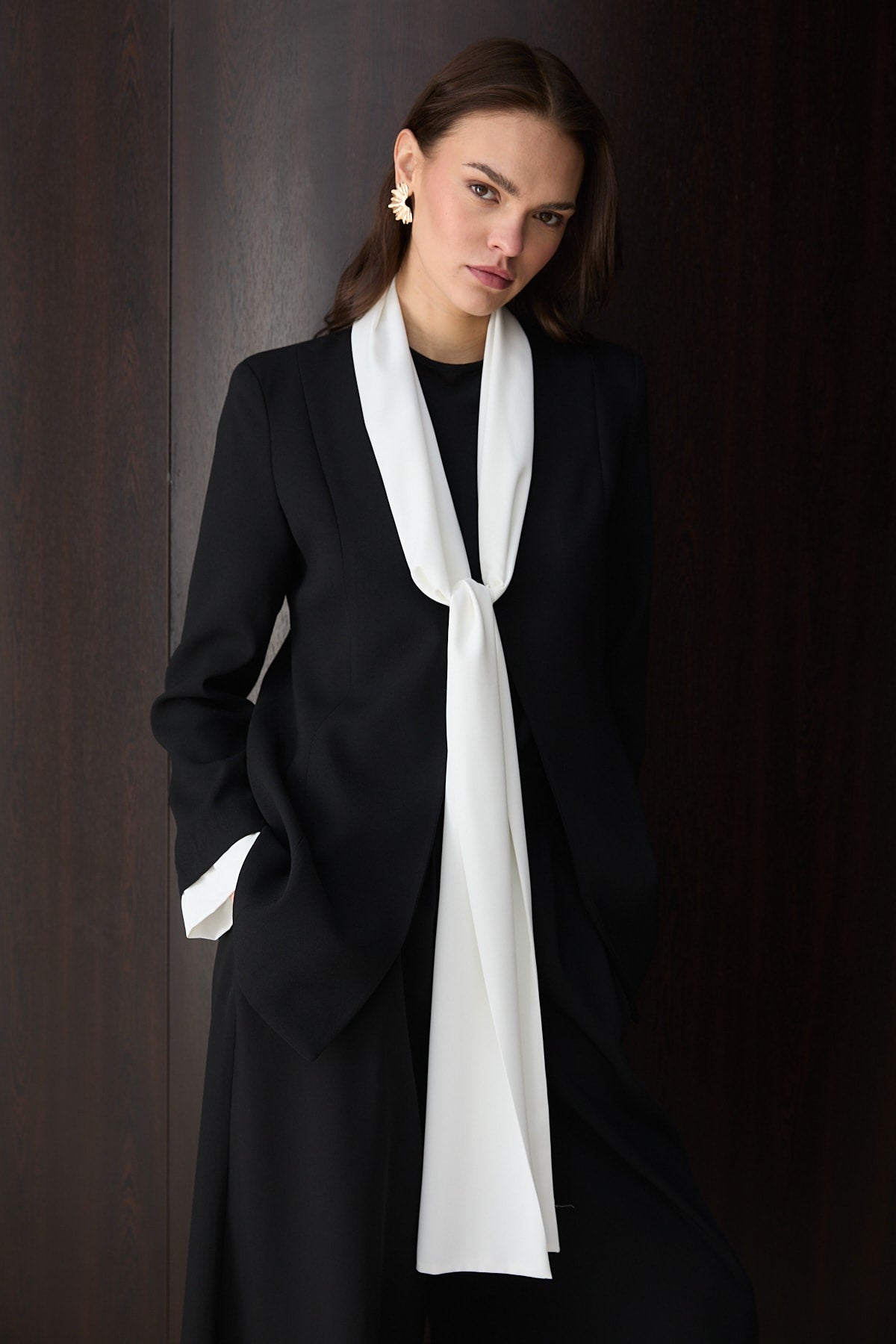 Fularlı Ceket 32-2810