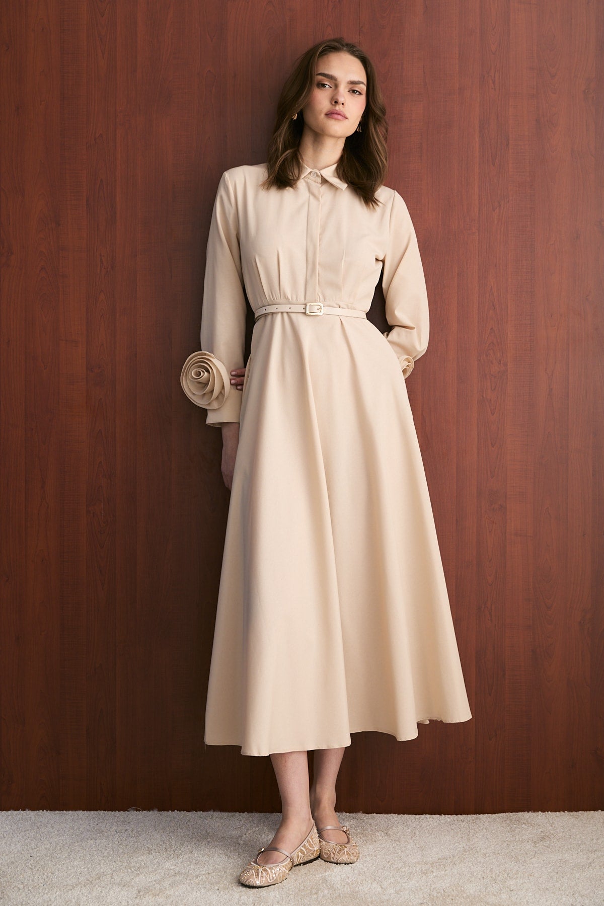 Poplin Elbise 32-2739