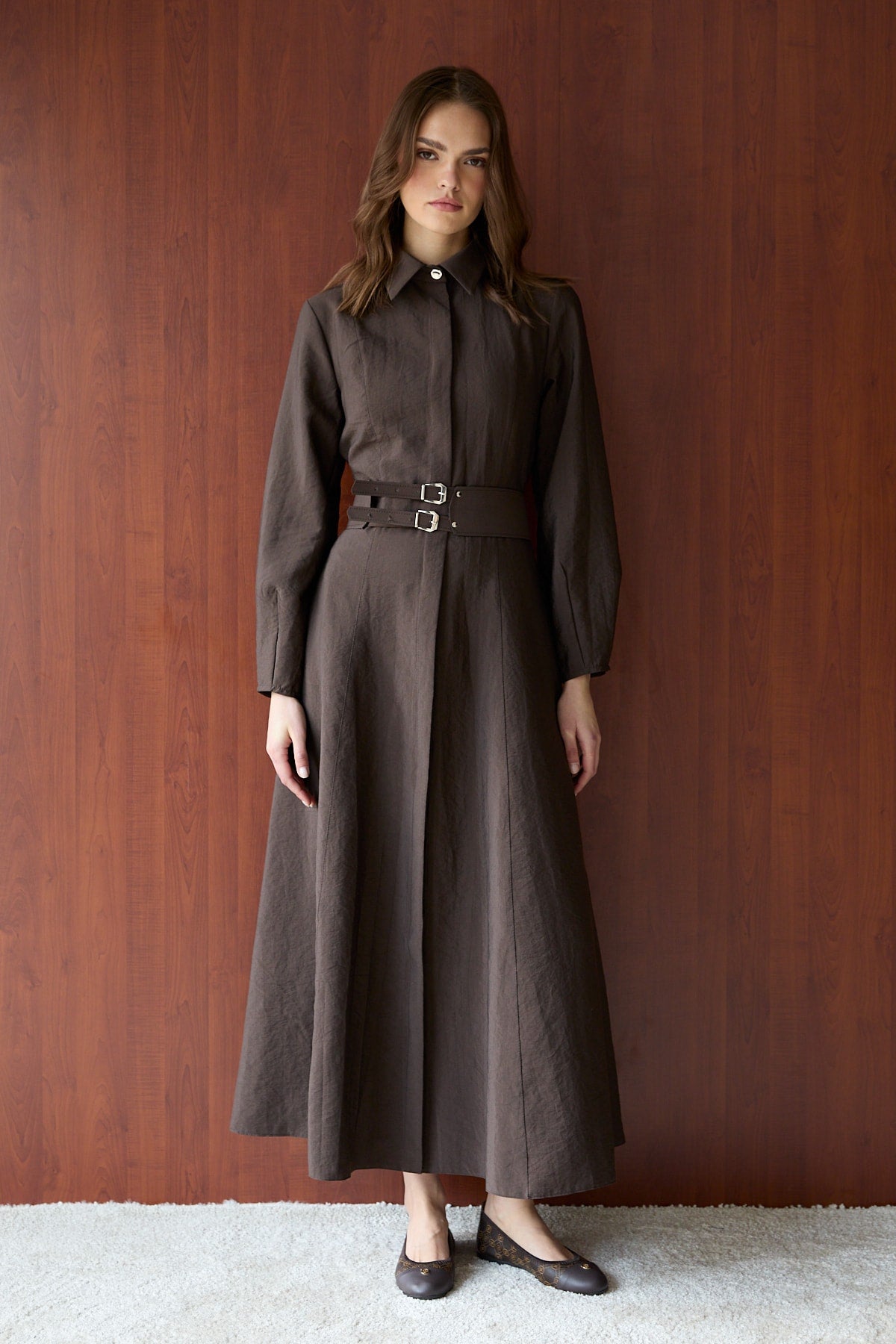 Kemerli Elbise 32-2752