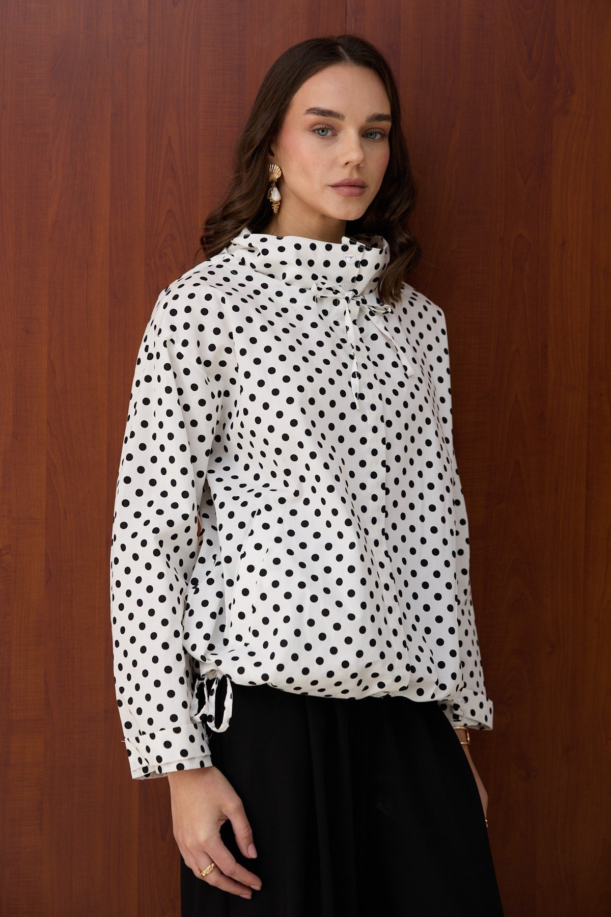 Puantiye Poplin Kap 32-2818