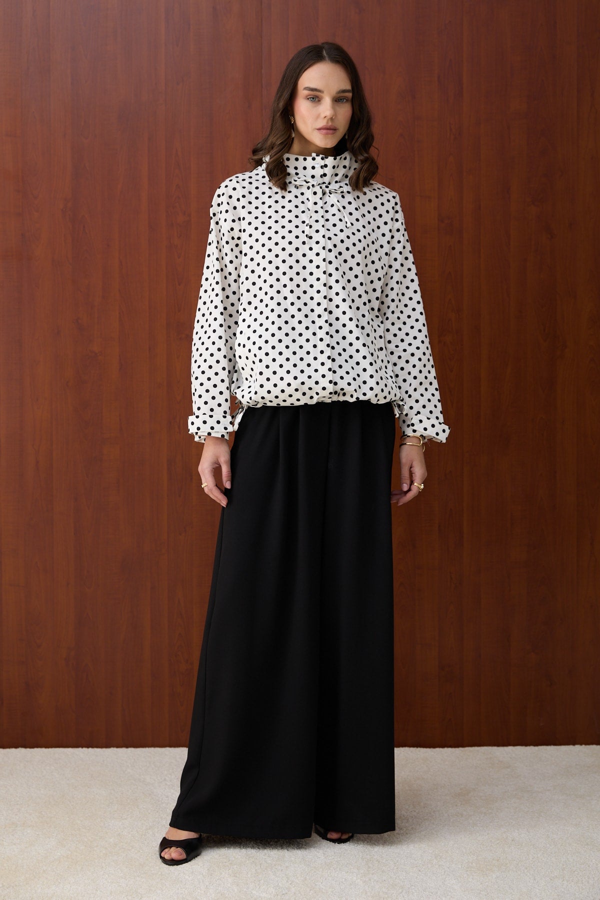 Puantiye Poplin Kap 32-2818