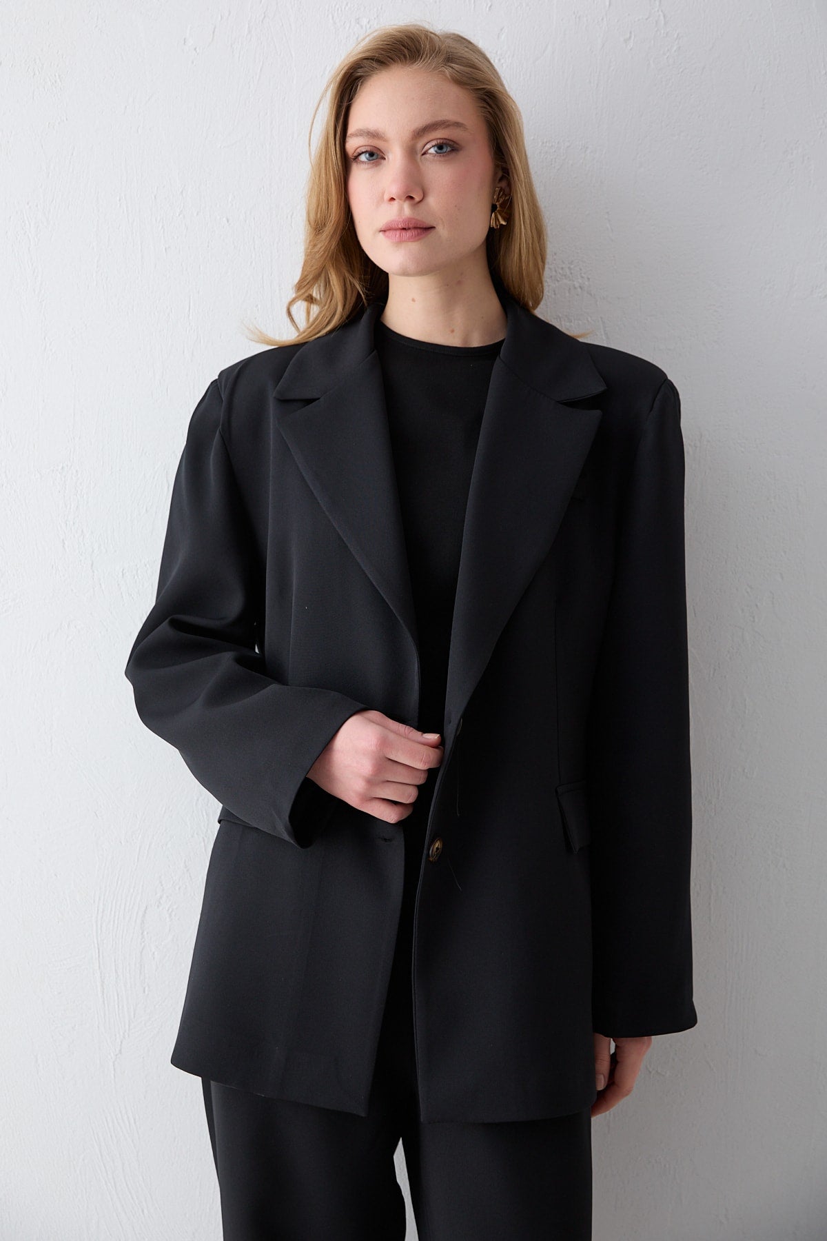 Oversize Ceketli Takım 32-2734