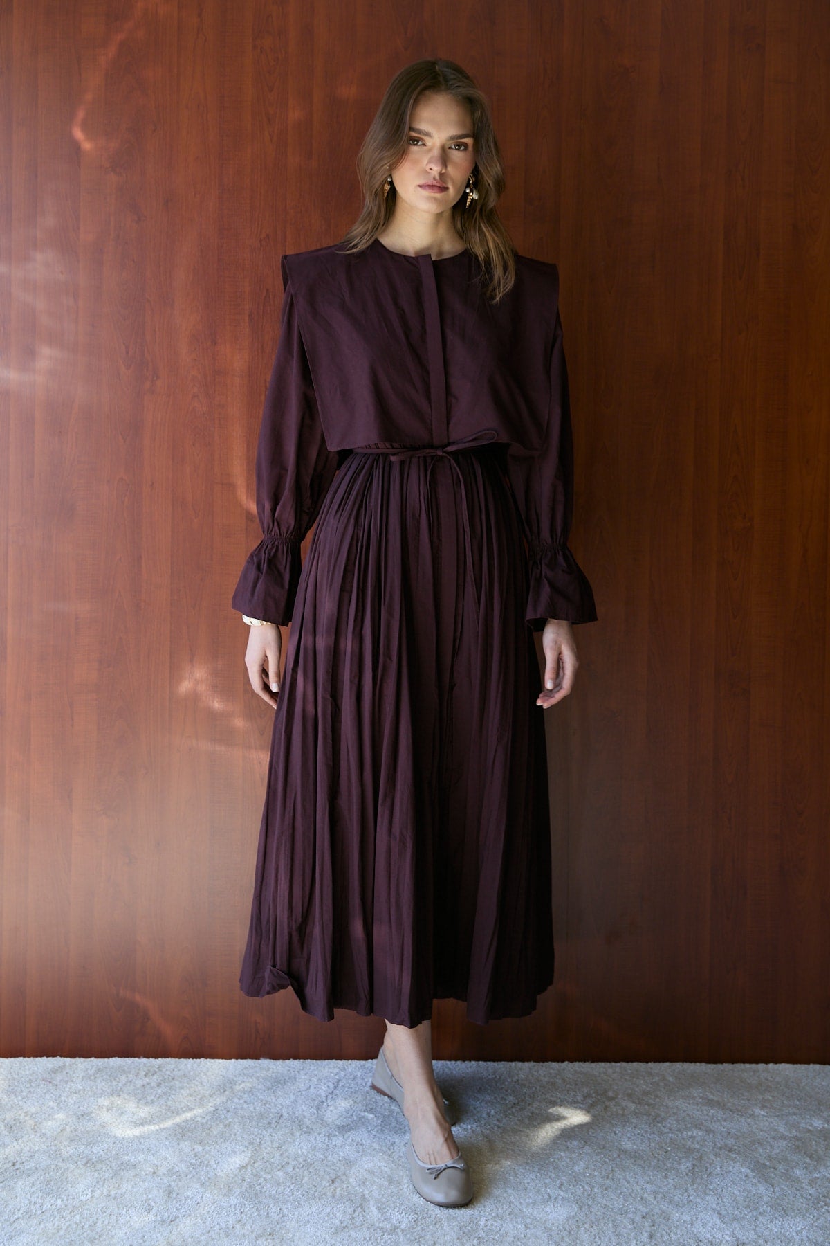 Poplin Elbise 32-2621
