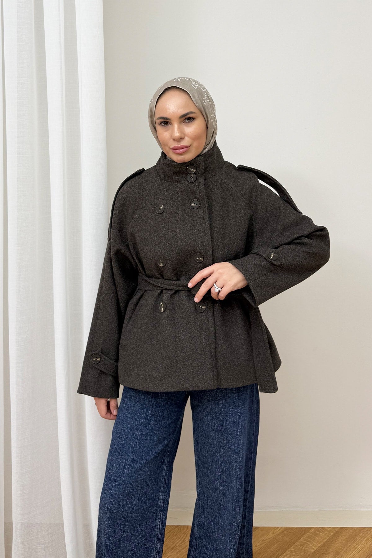 Premium Kaşe Kaban 12-70119