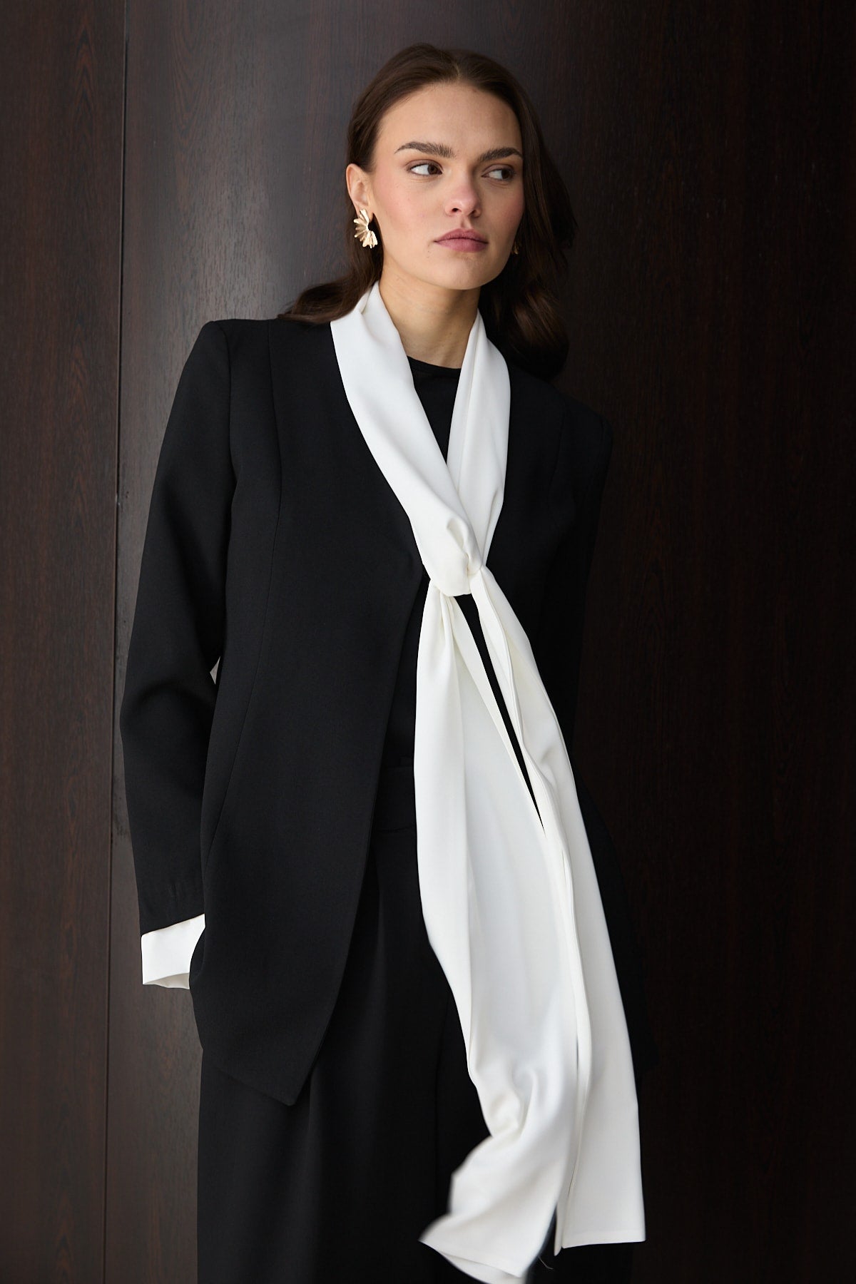 Fularlı Ceket 32-2810