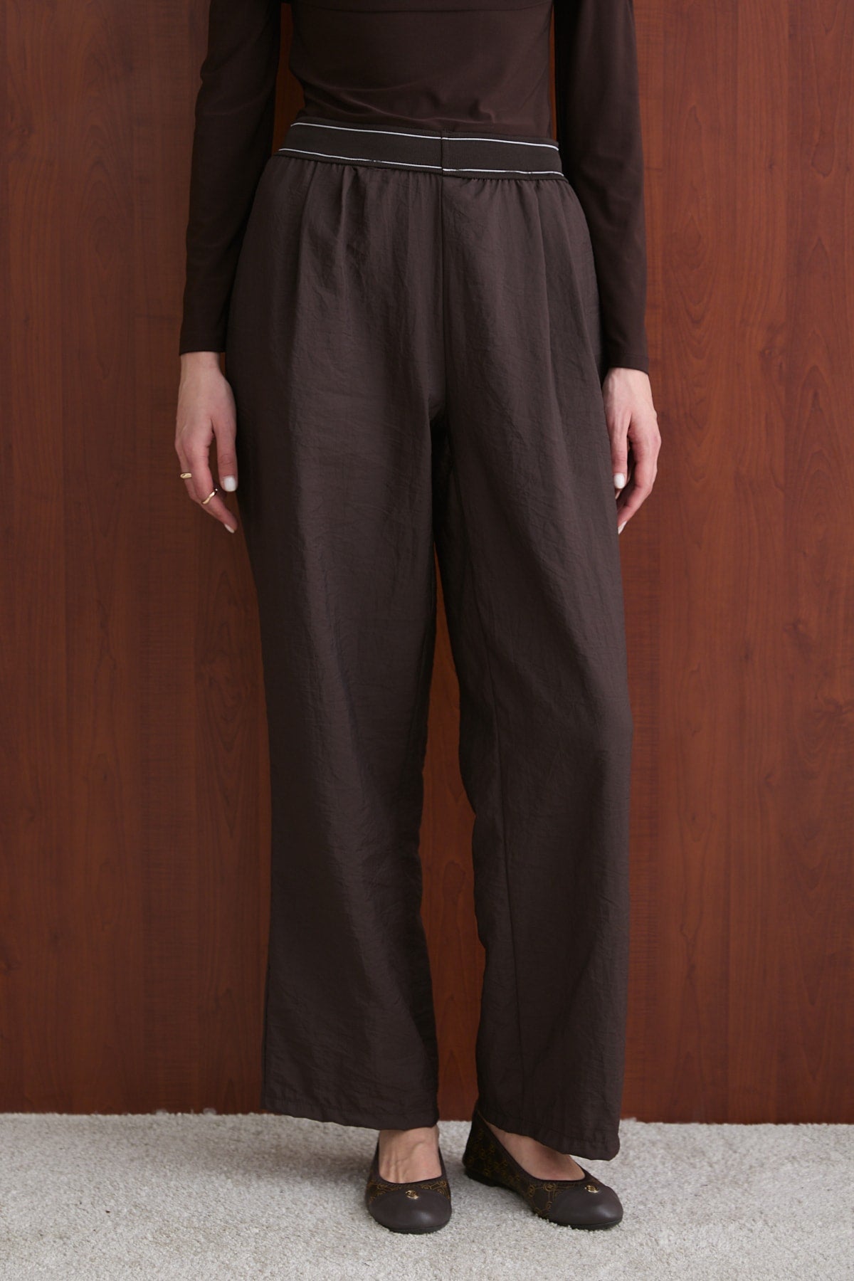 Lastik Detaylı Pantolon 32-2736