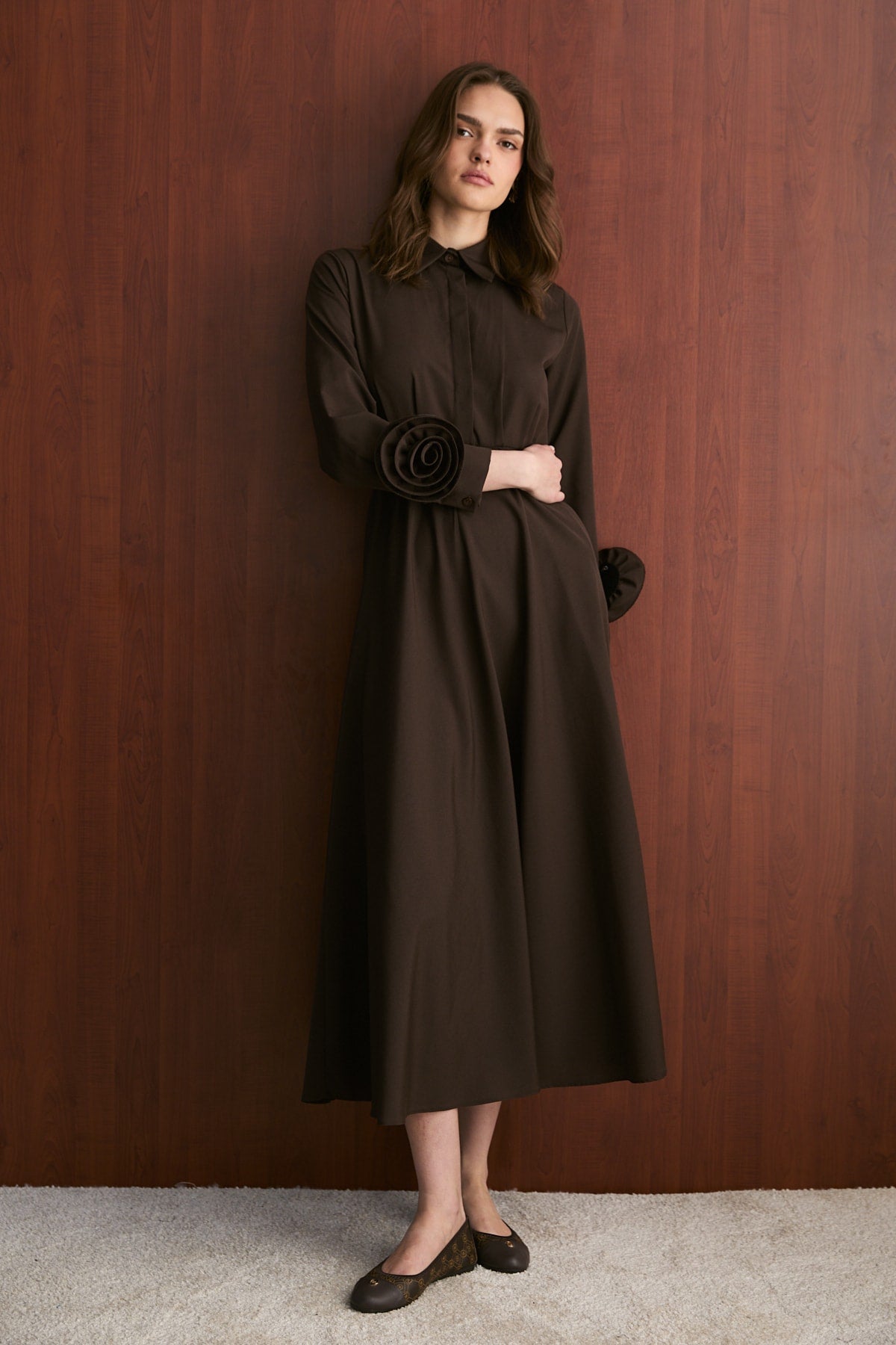 Poplin Elbise 32-2739