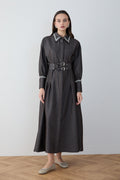 Stone-Embellished Denim Dress 32-2797