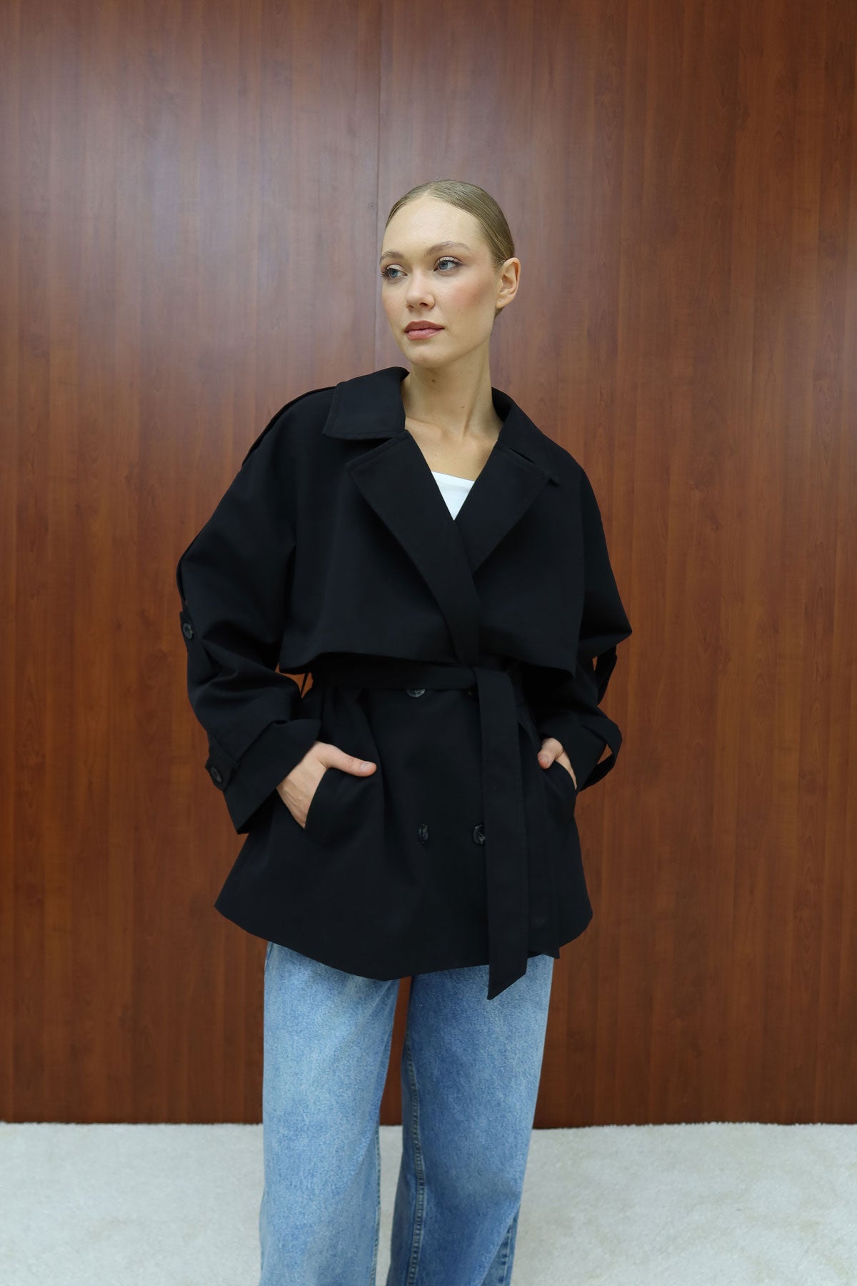 Kısa Oversize Trench 12-70164