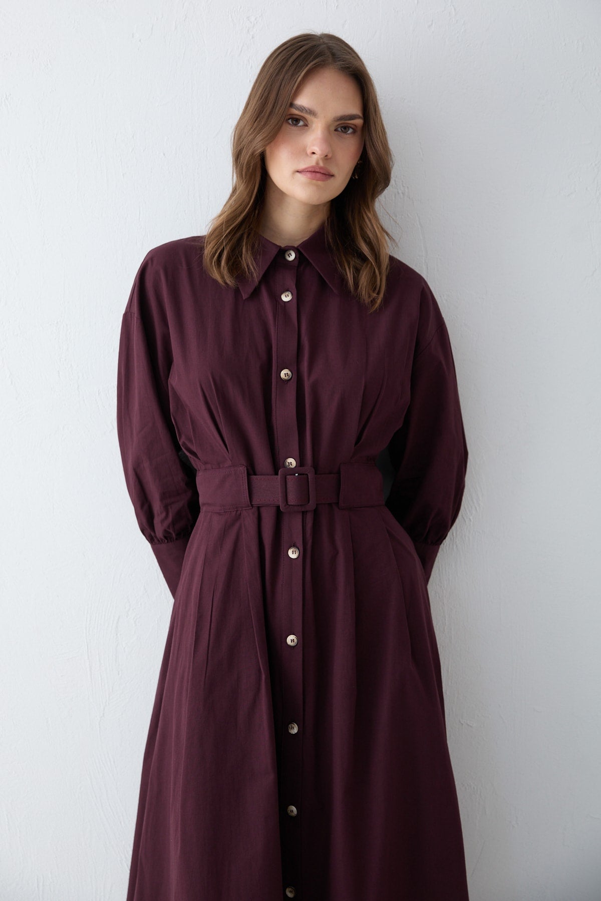 Poplin Elbise 32-2707