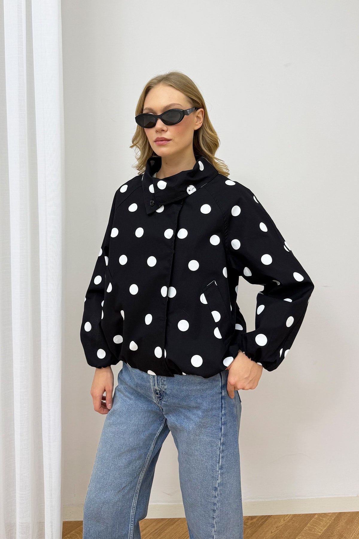 Puantiye Bomber Ceket 12-70208