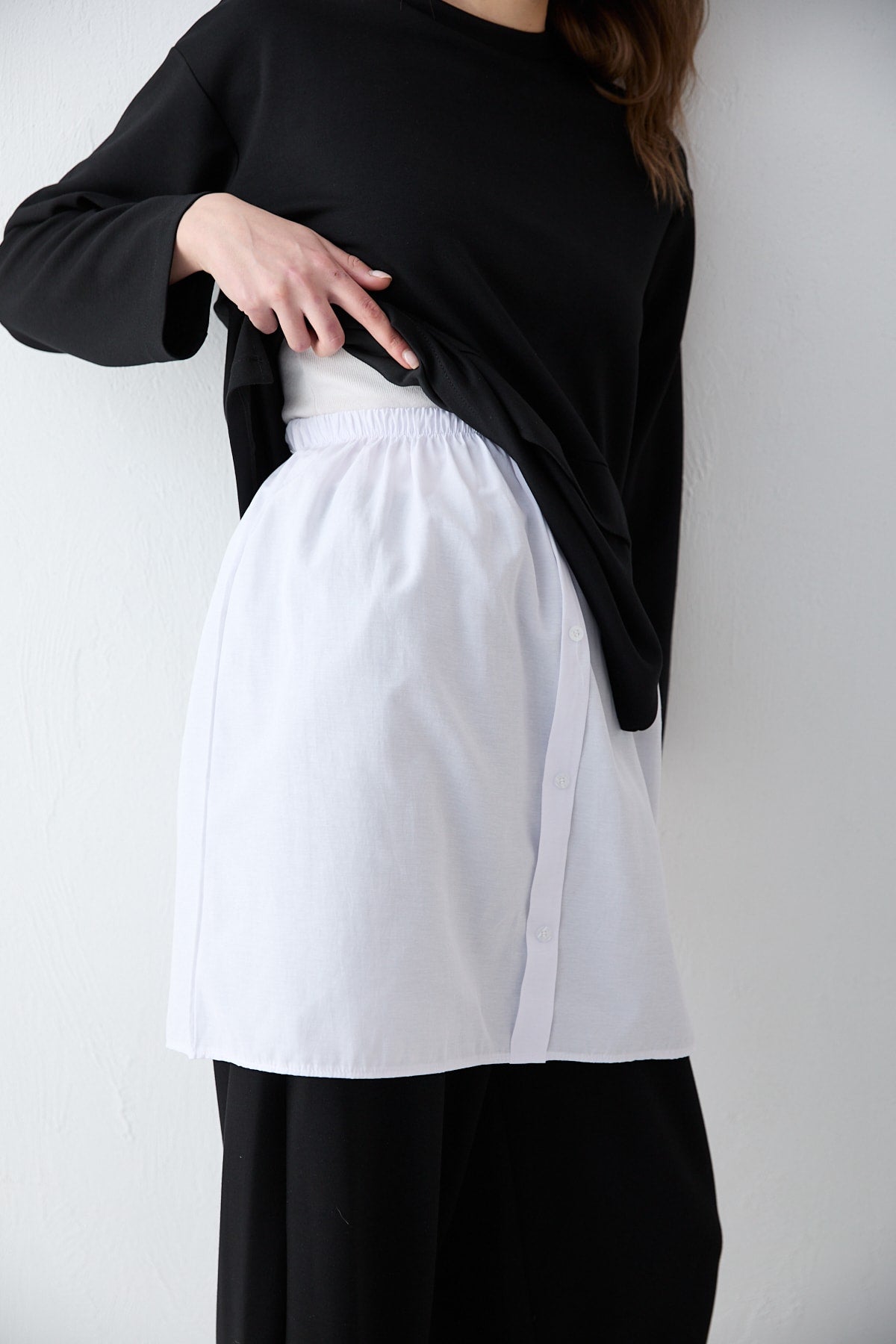 Düz Poplin İçlik 68-6237