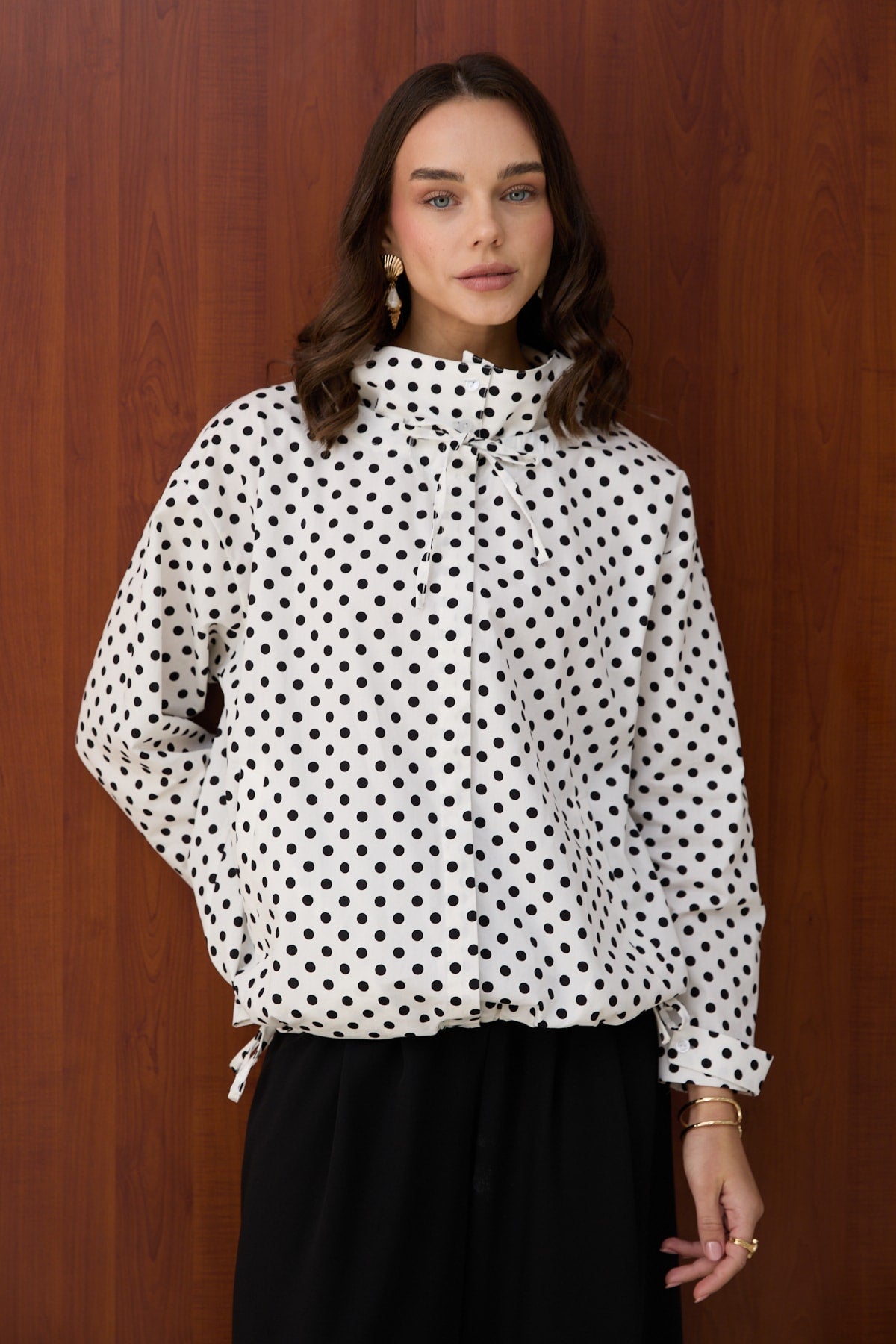Puantiye Poplin Kap 32-2818