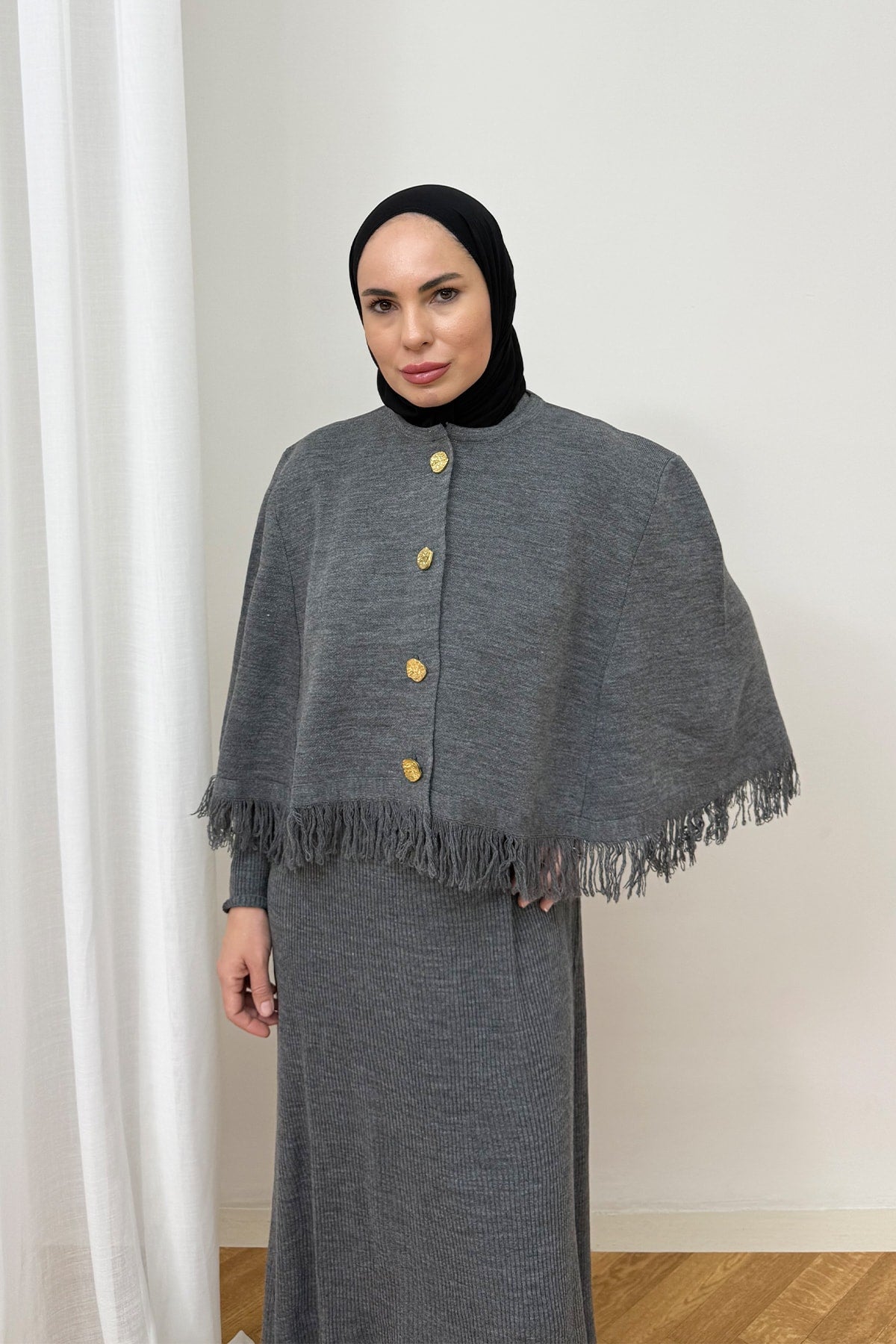 İkili Triko Elbise 87-25880