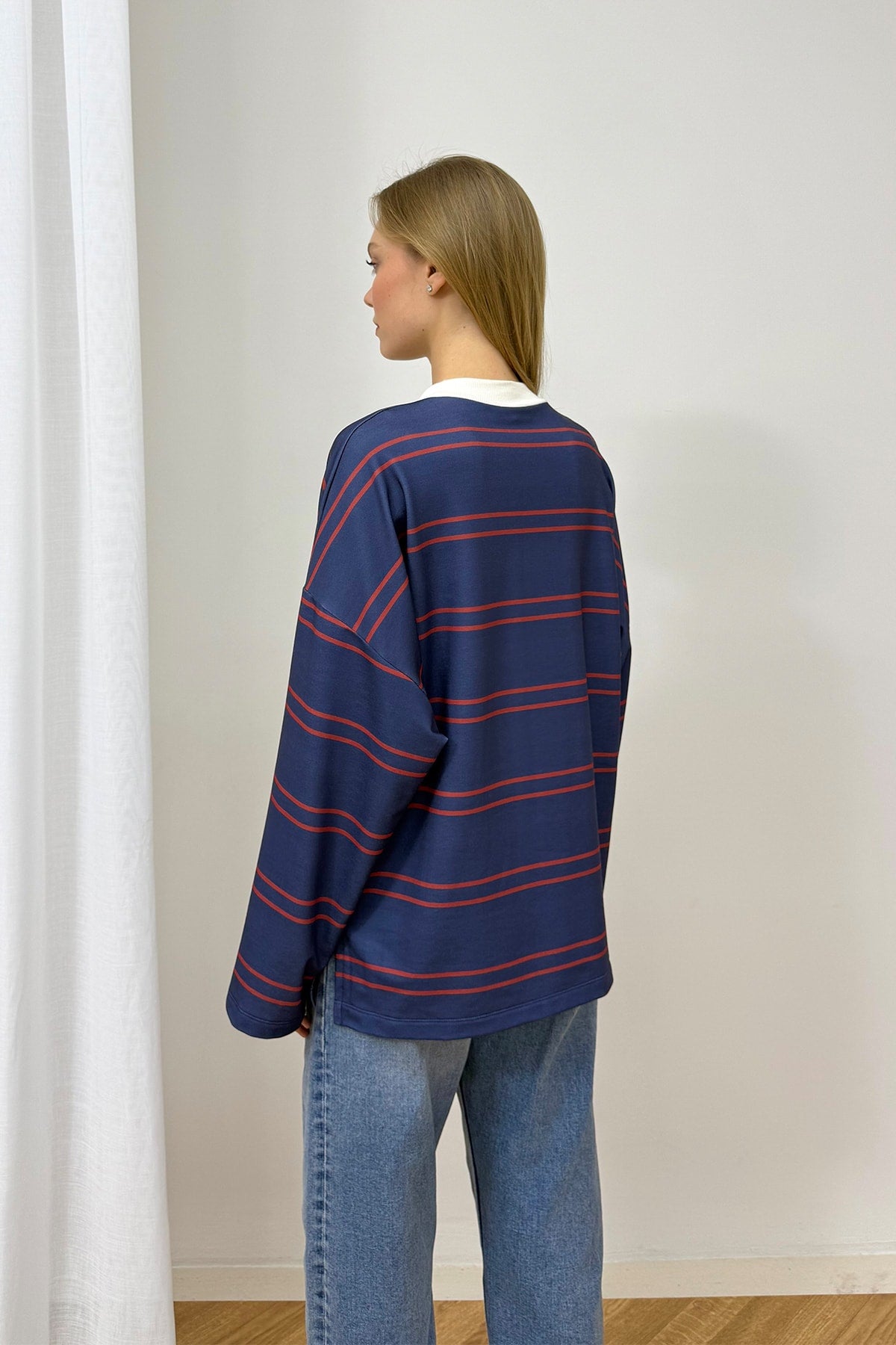 Çizgili Basic Tunik 79-7020