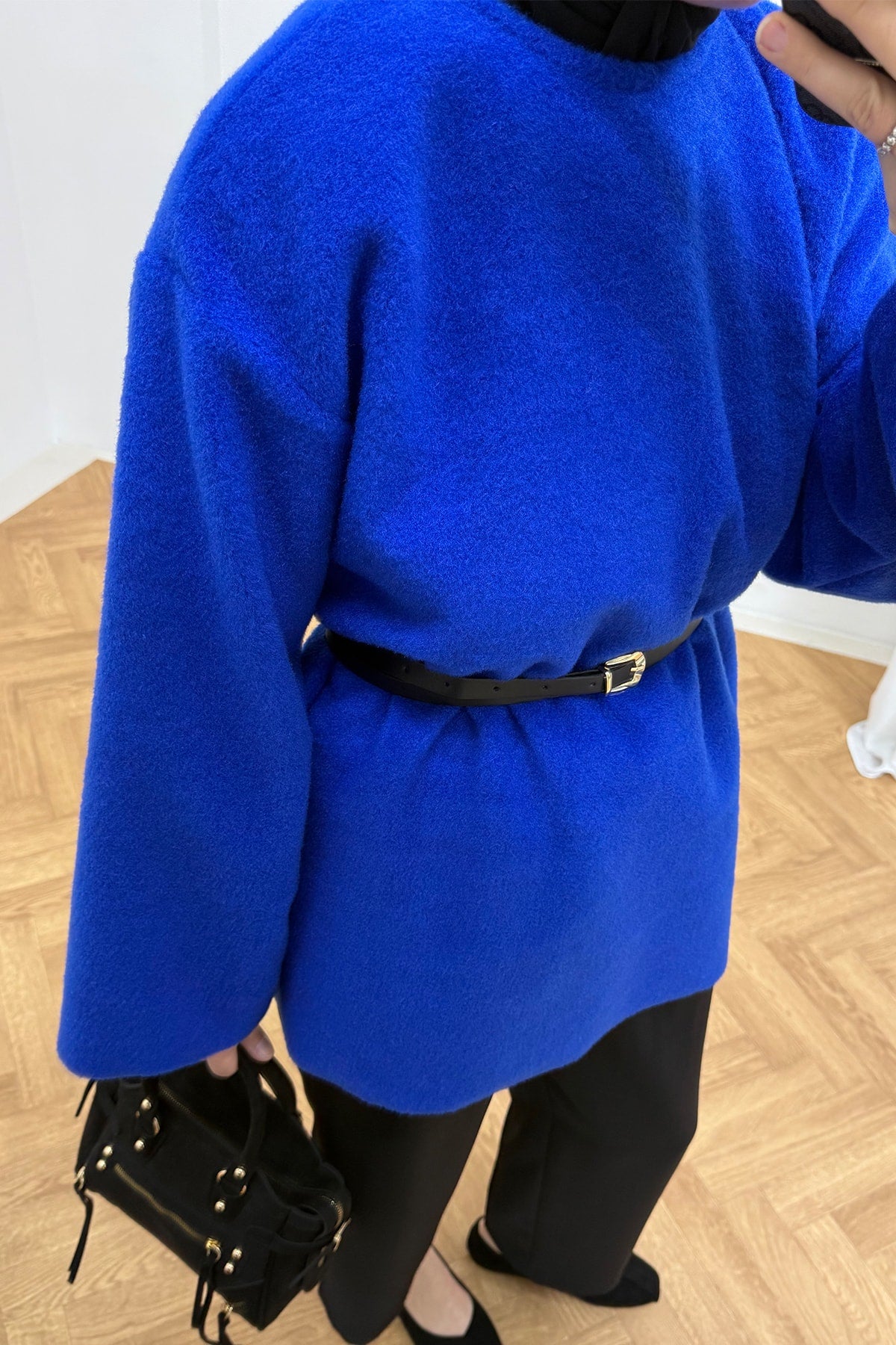 Kemerli Keçe Tunik 3-4617