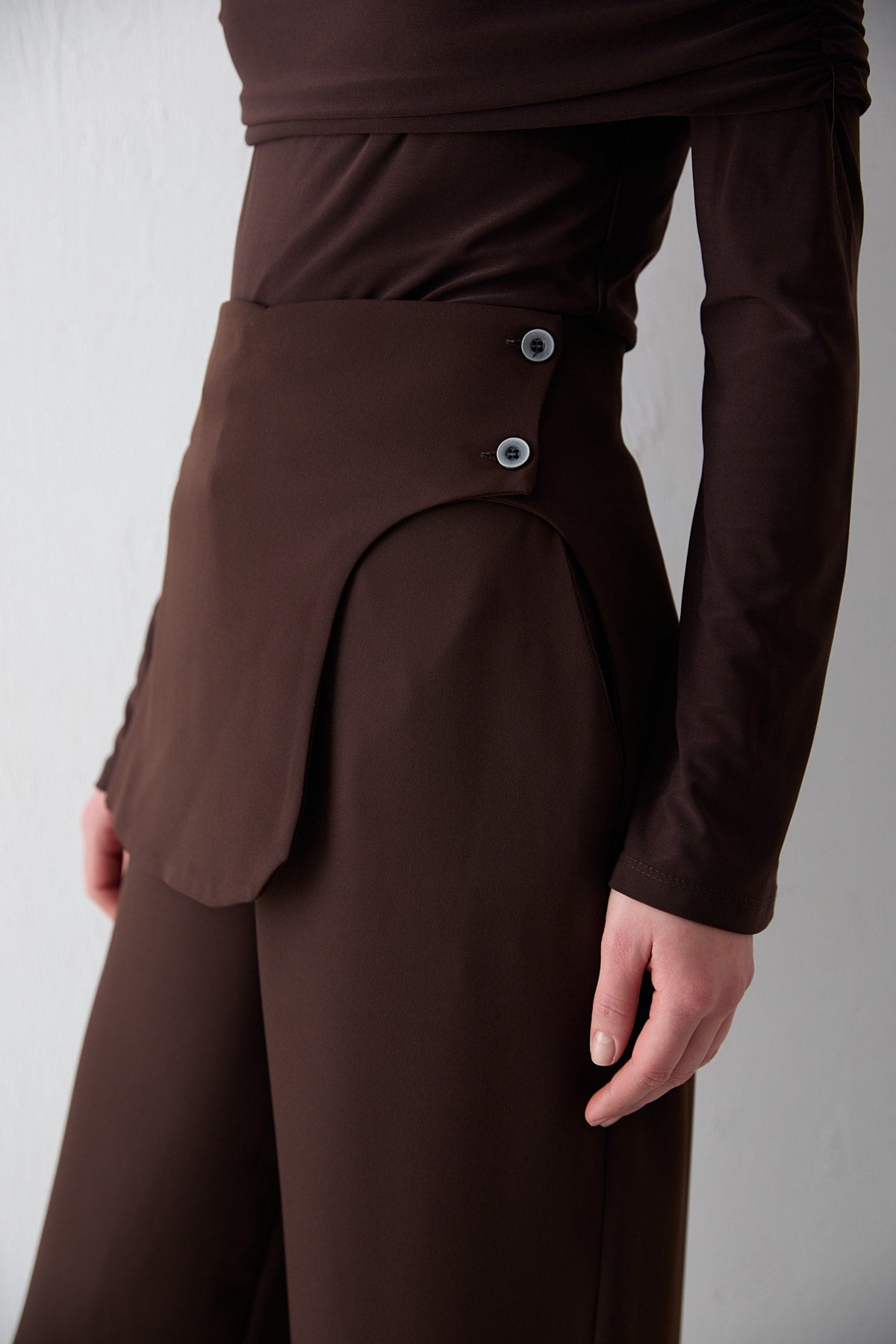 Korsaj Detaylı Pantolon 32-2702