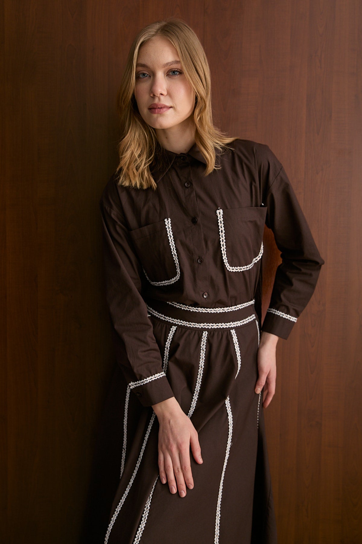 Poplin Etekli Takım 32-2607