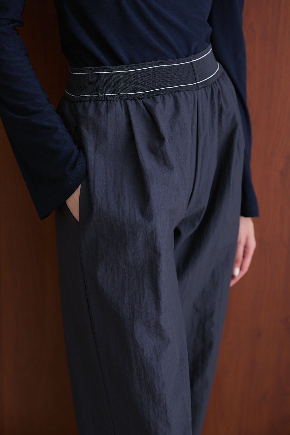 Lastik Detaylı Pantolon 32-2736