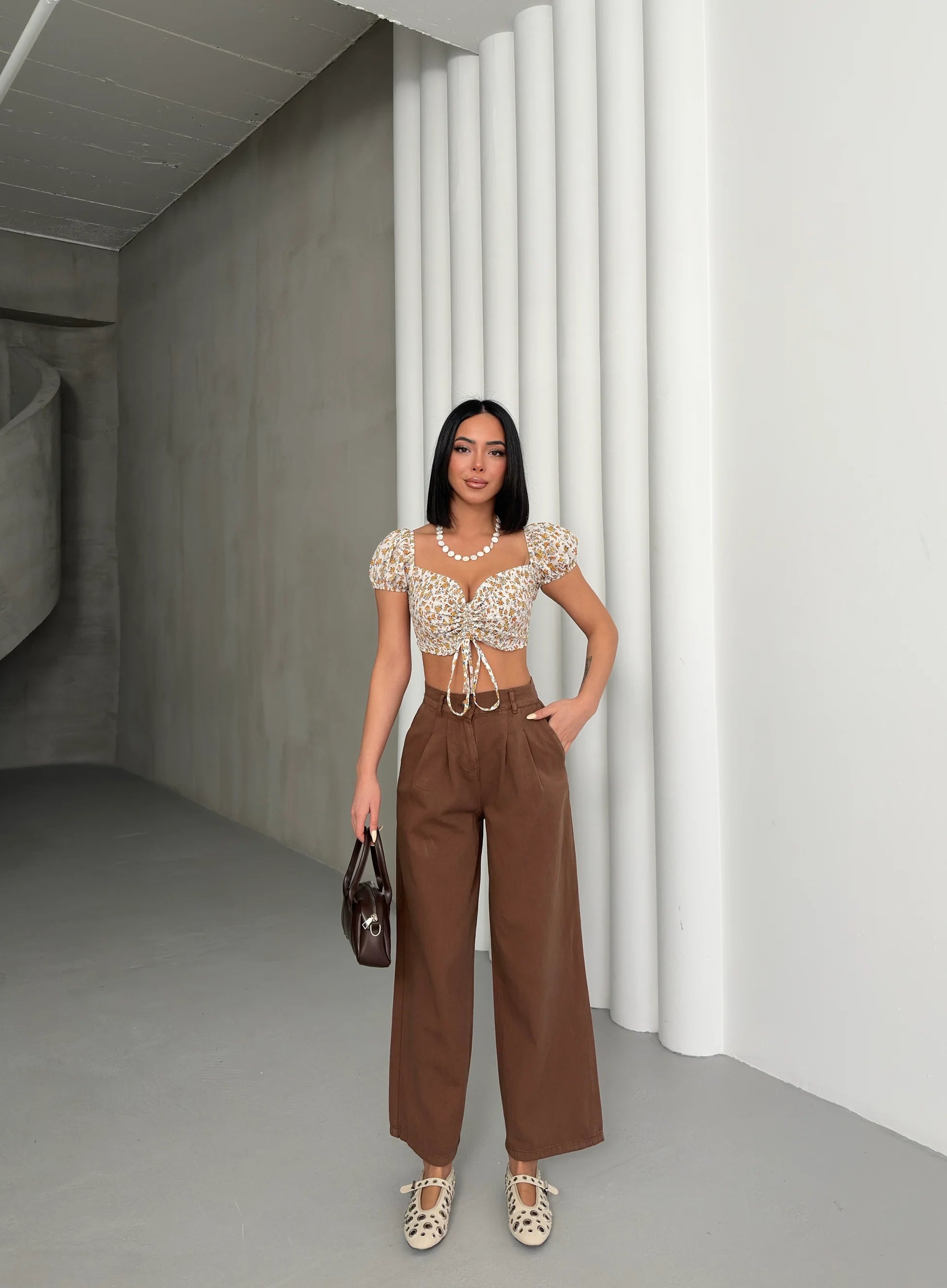 Sade Gabardin Pantolon