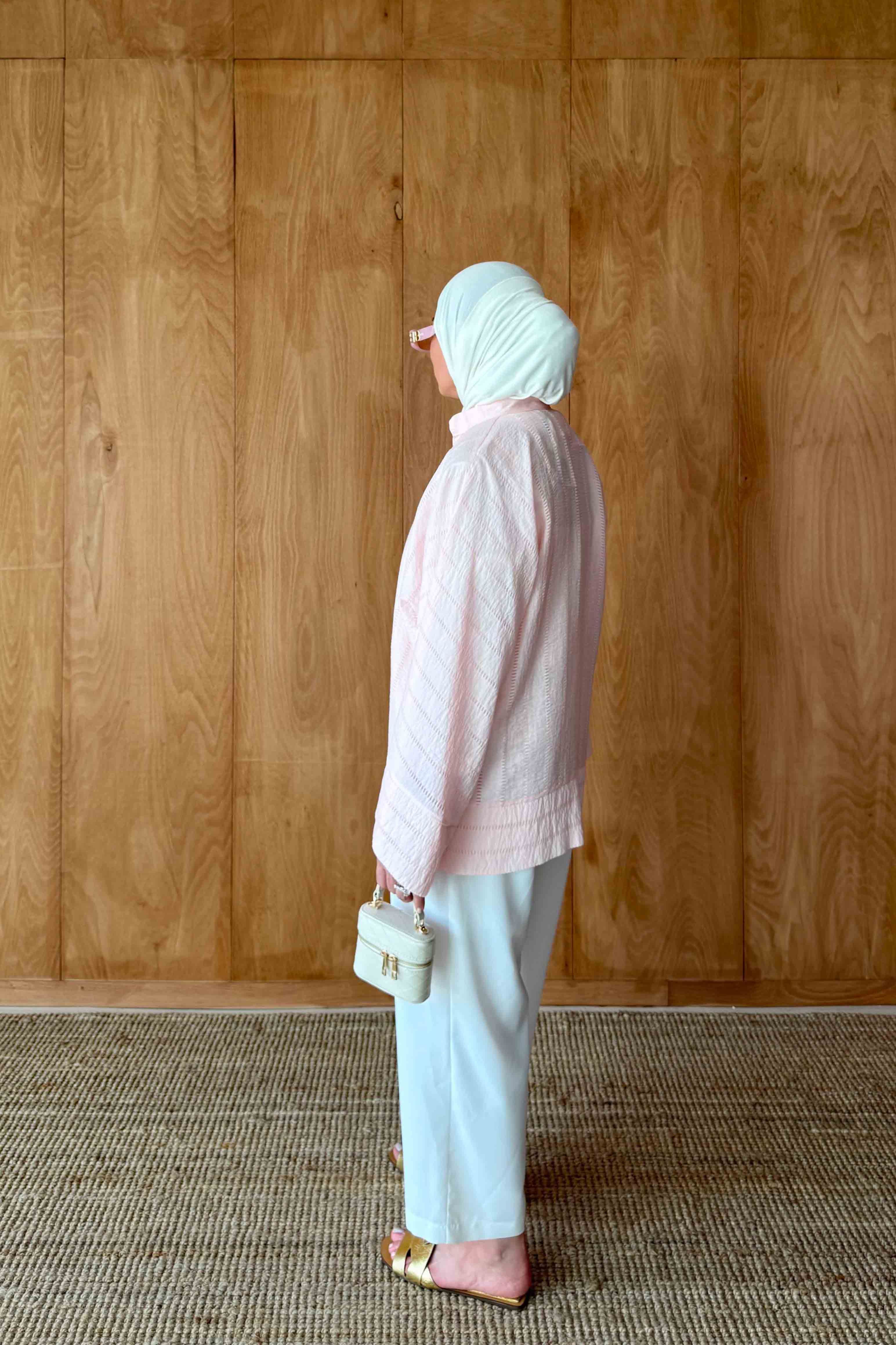Kesme Kumaşlı Bağlamalı Kap 32-2934