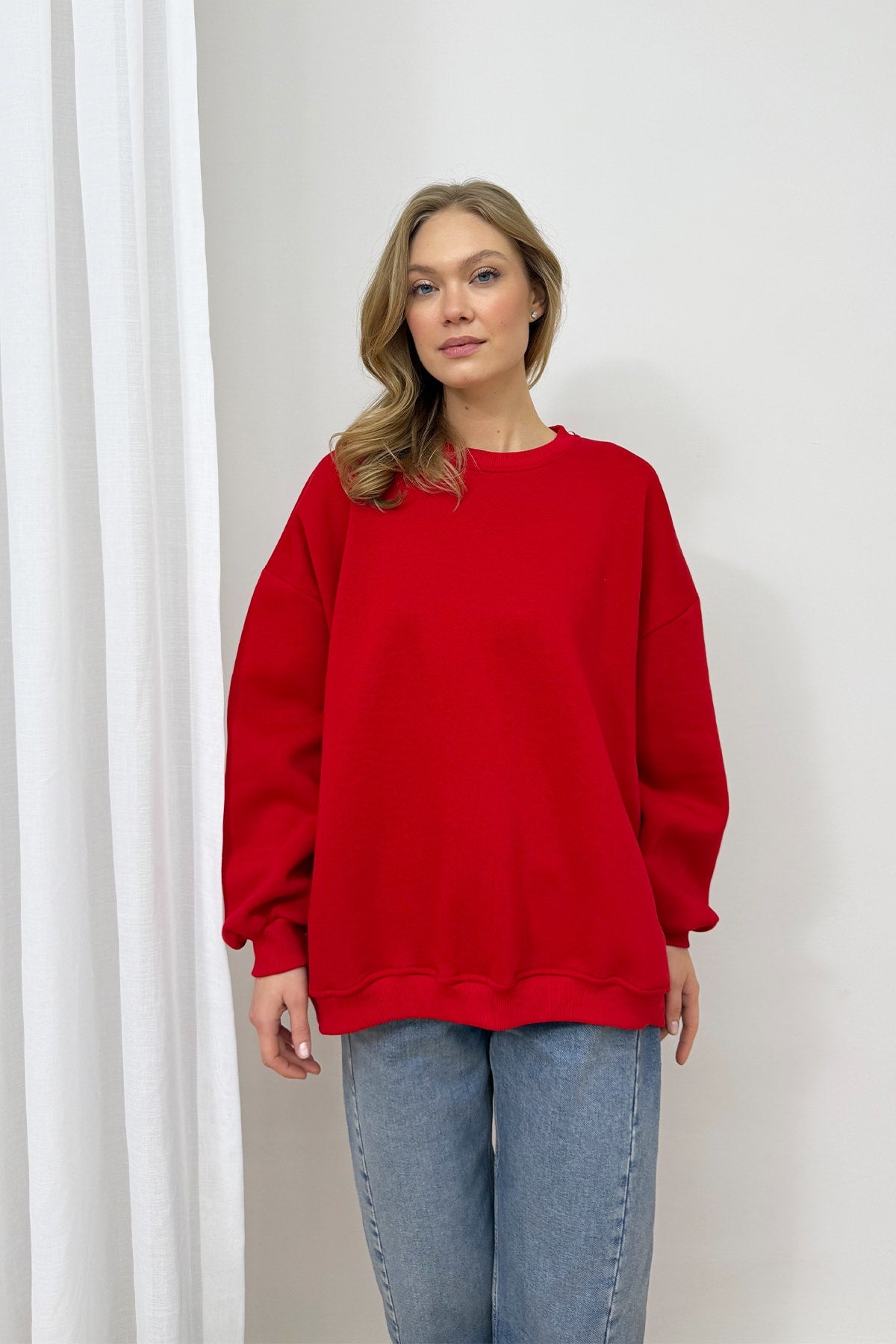 Şardonlu Üç İplik Sweat 102-2762