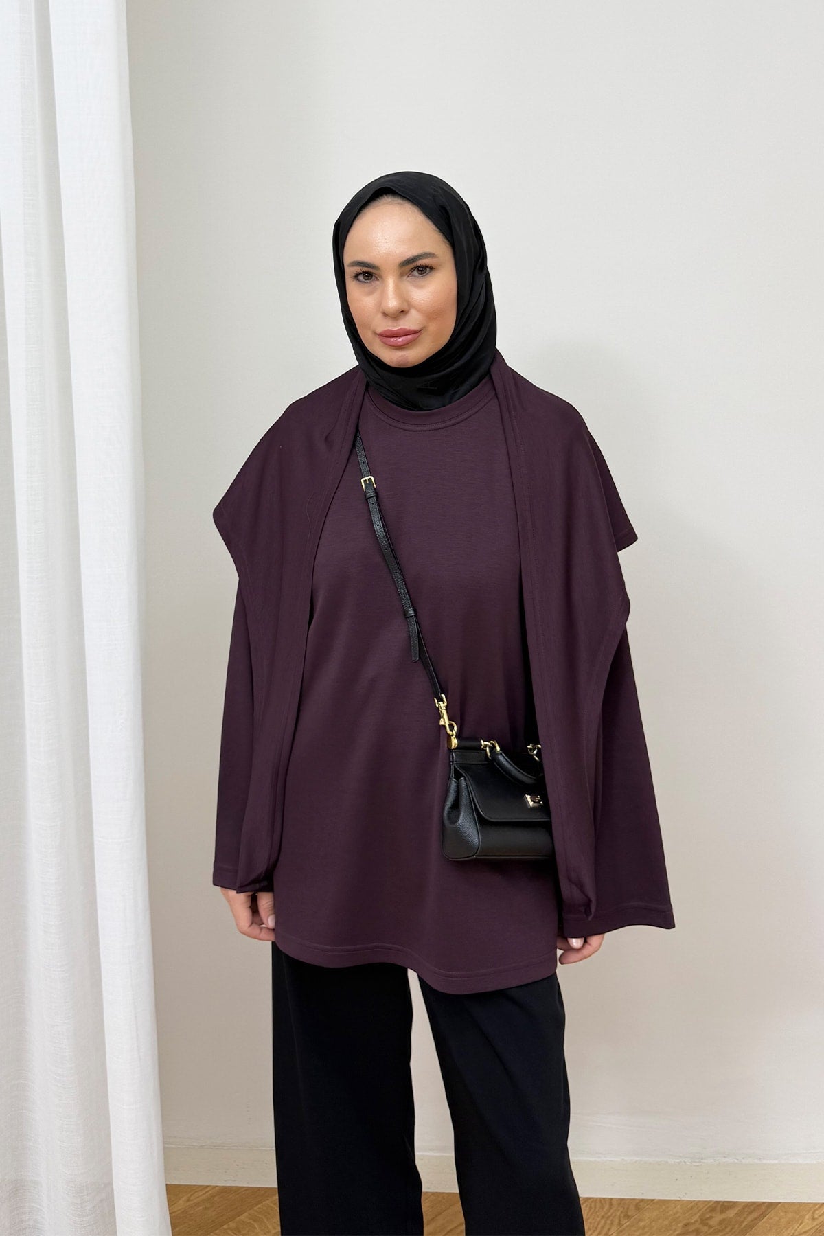 Şal Detaylı Tunik 3-4585