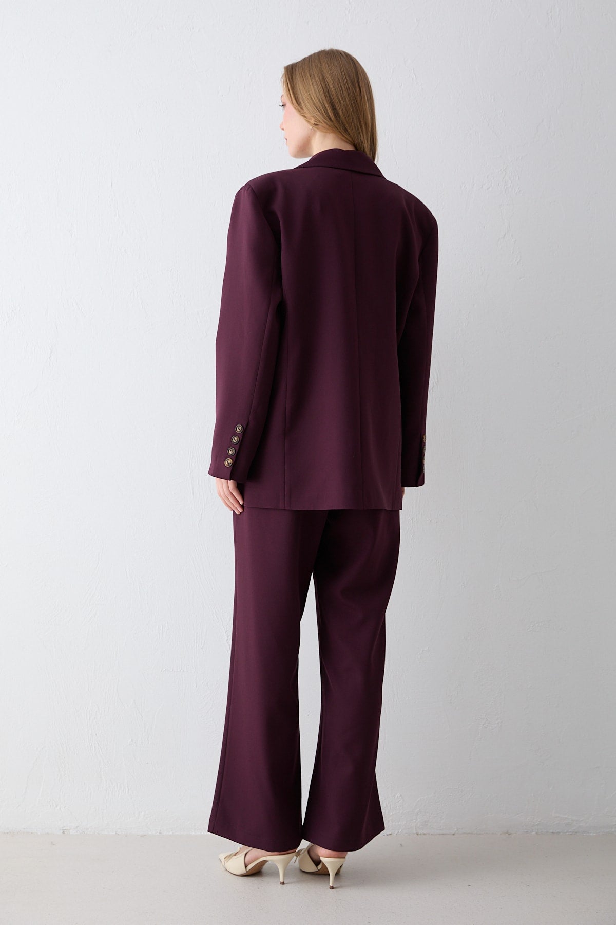 Oversize Ceketli Takım 32-2734