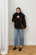 Süet Kürklü Mont 12-70212