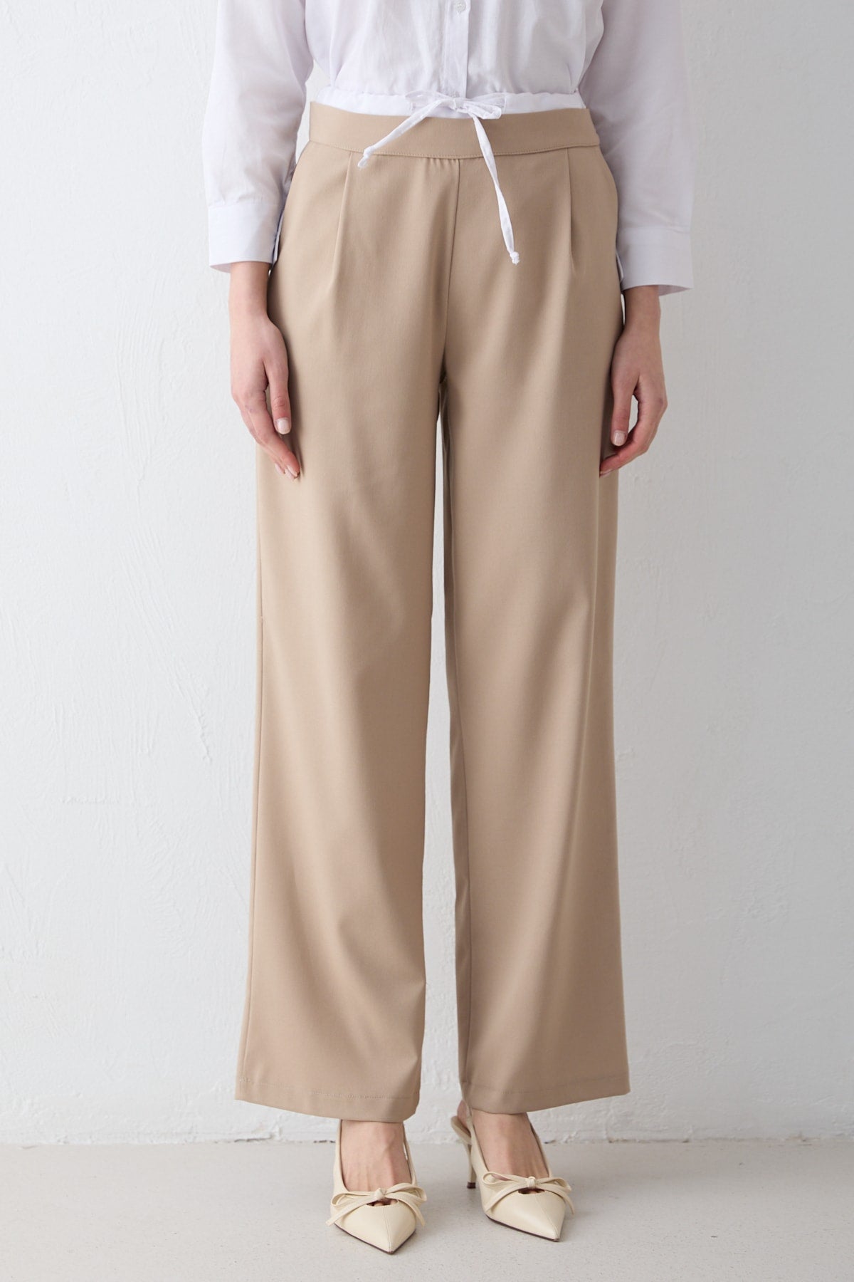 Bel Detaylı Pantolon 32-2699