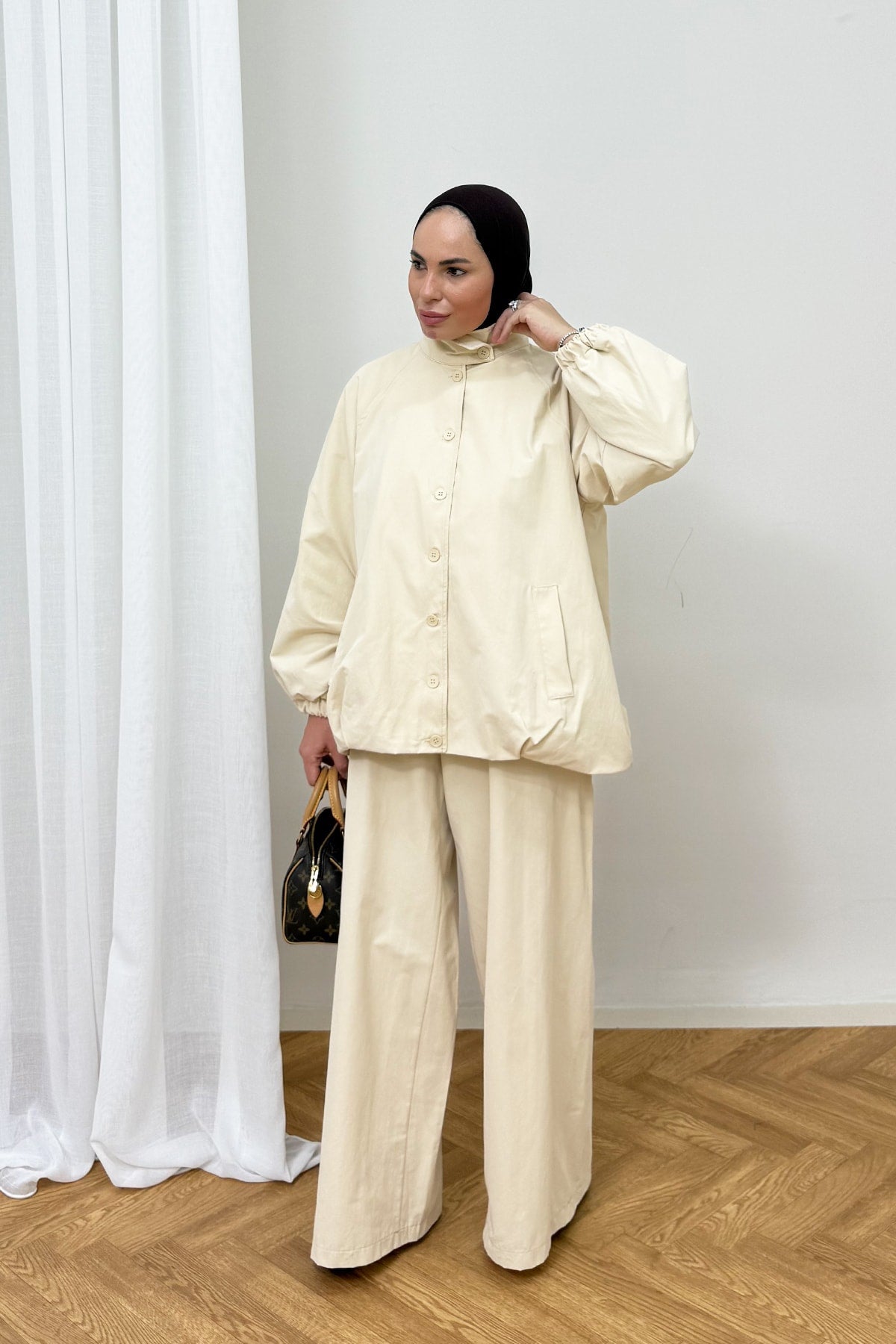 Trench Pantolonlu Takım 3-4578
