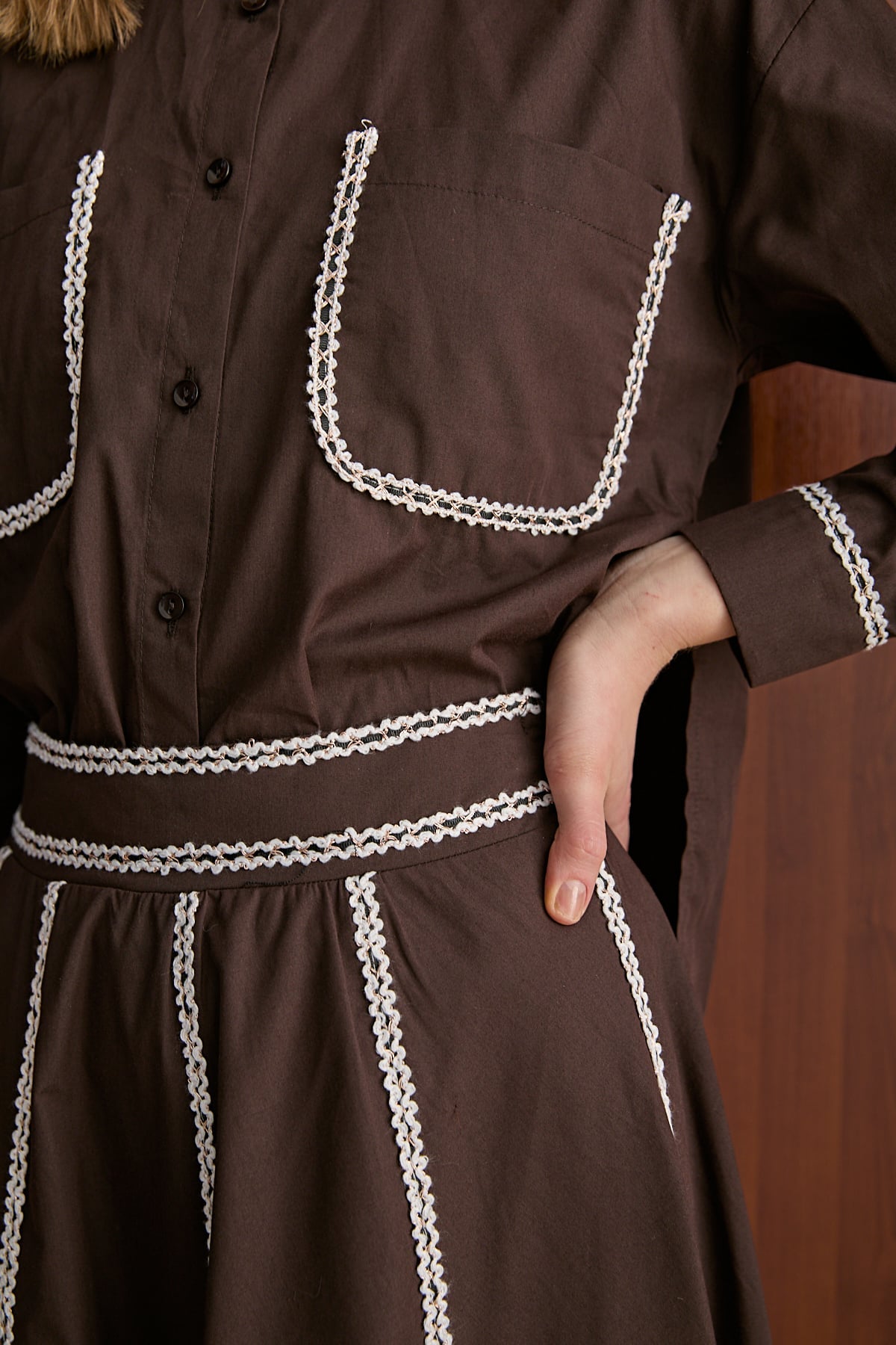 Poplin Etekli Takım 32-2607