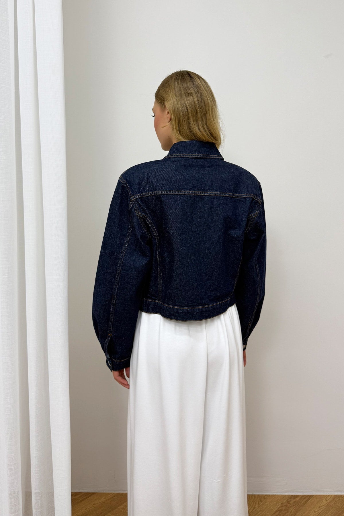 Vatkalı Denim Ceket 32-8101