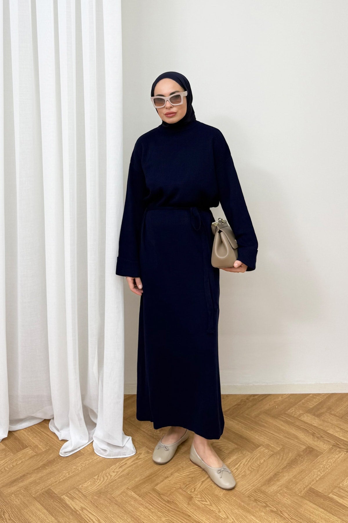 Triko Elbise 80-8419