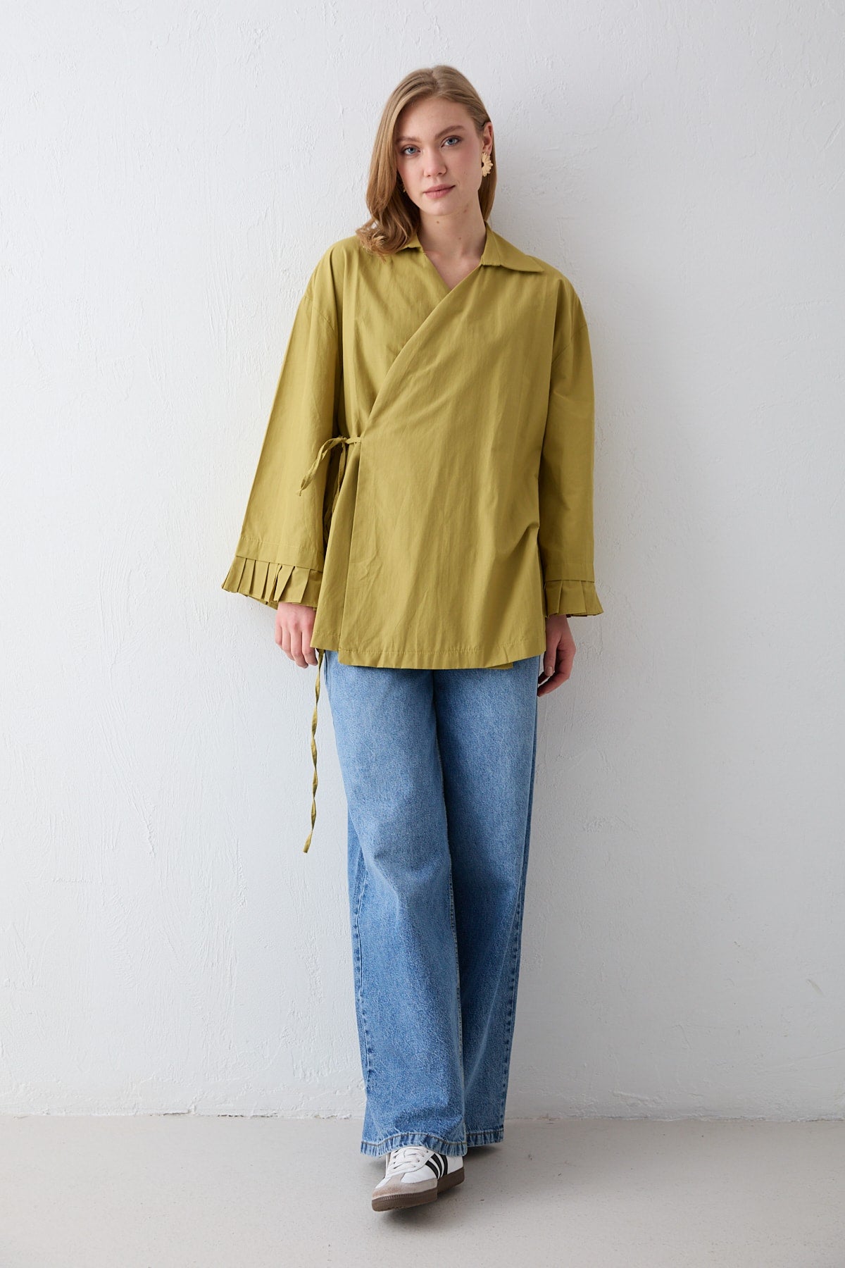 Bağlamalı Poplin Gömlek 3-2301