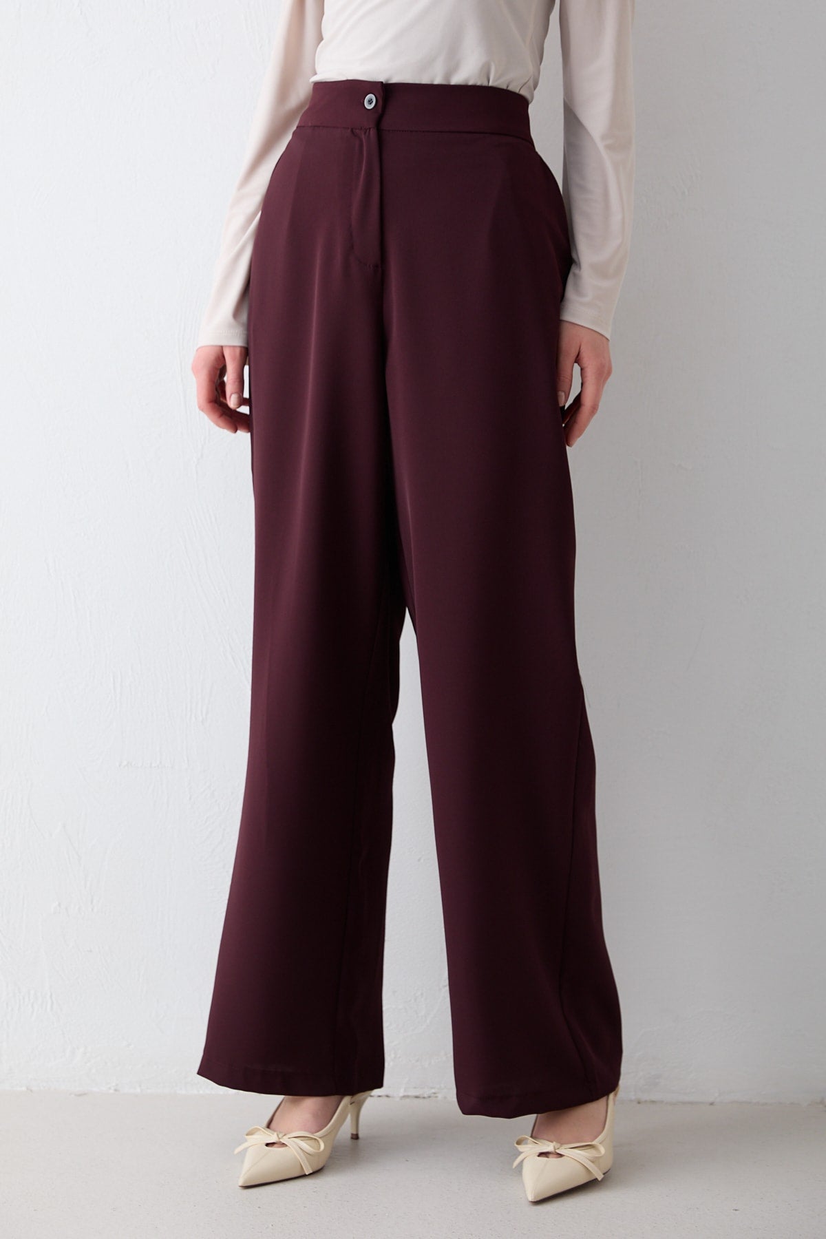 Korsaj Detaylı Pantolon 32-2702