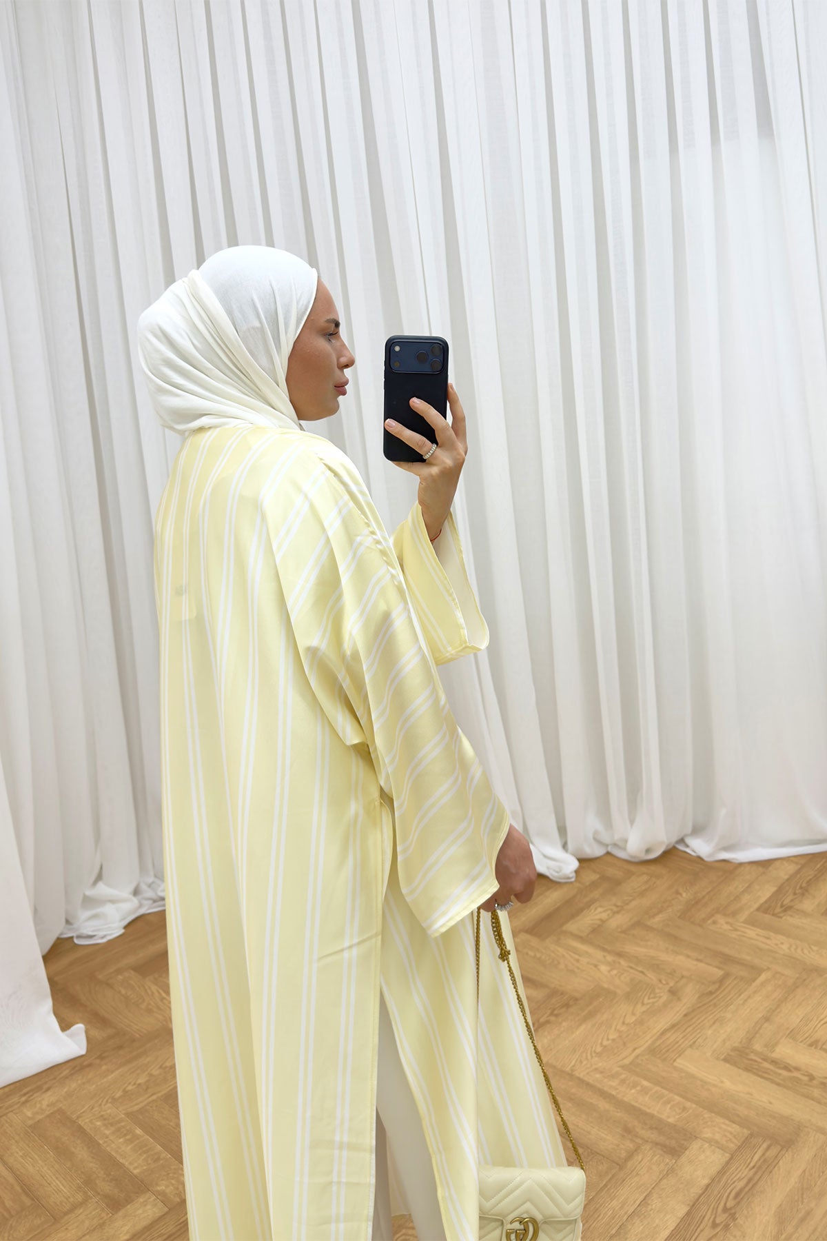 Çizgili Yırtmaçlı Tunik 3-4536